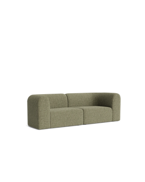 Berg 3 Seater Sofa - Fleck Olive