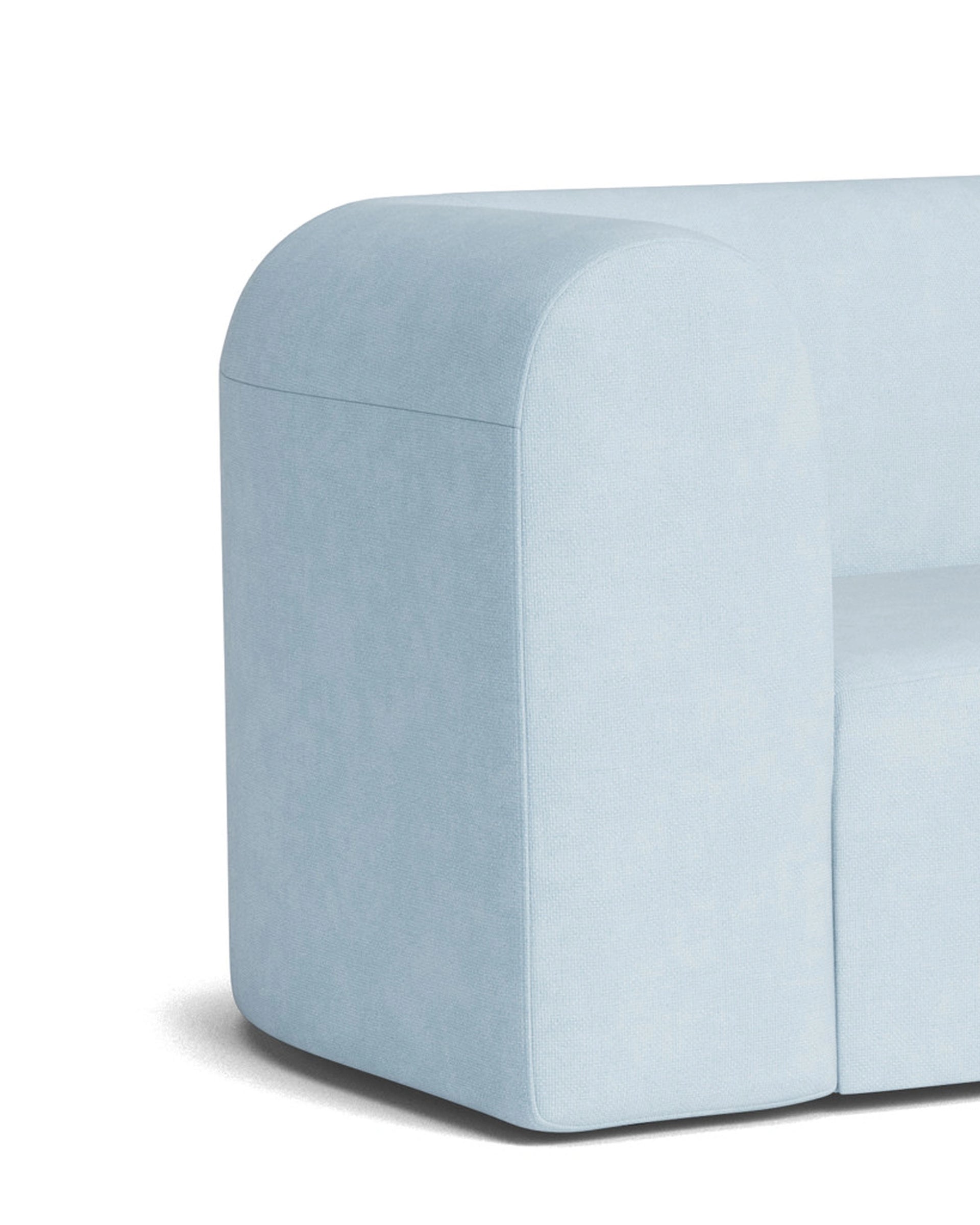 Berg 3 Seater Sofa - Fossil Powder Blue