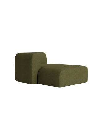 Berg Left Chaise Module - Copenhagen Forest