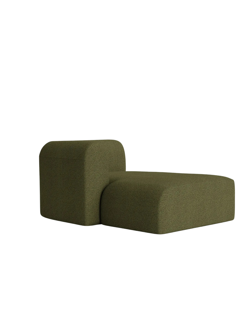 Berg Left Chaise Module - Copenhagen Forest