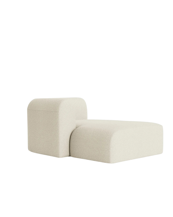 Berg Left Chaise Module - Copenhagen Grey