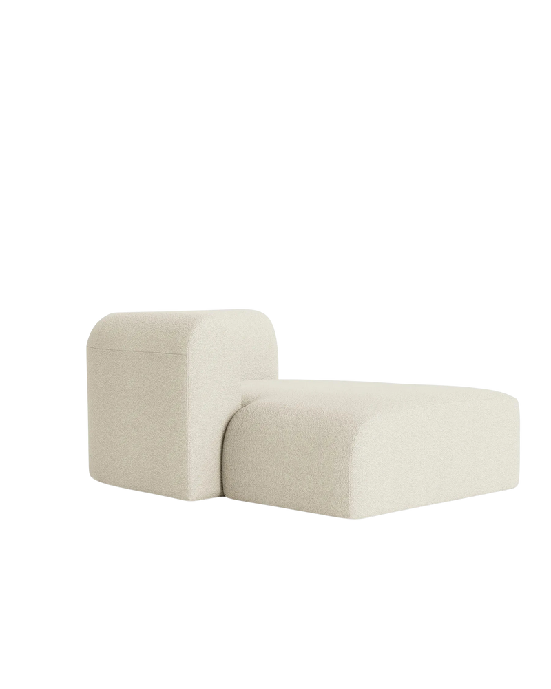 Berg Left Chaise Module - Copenhagen Grey