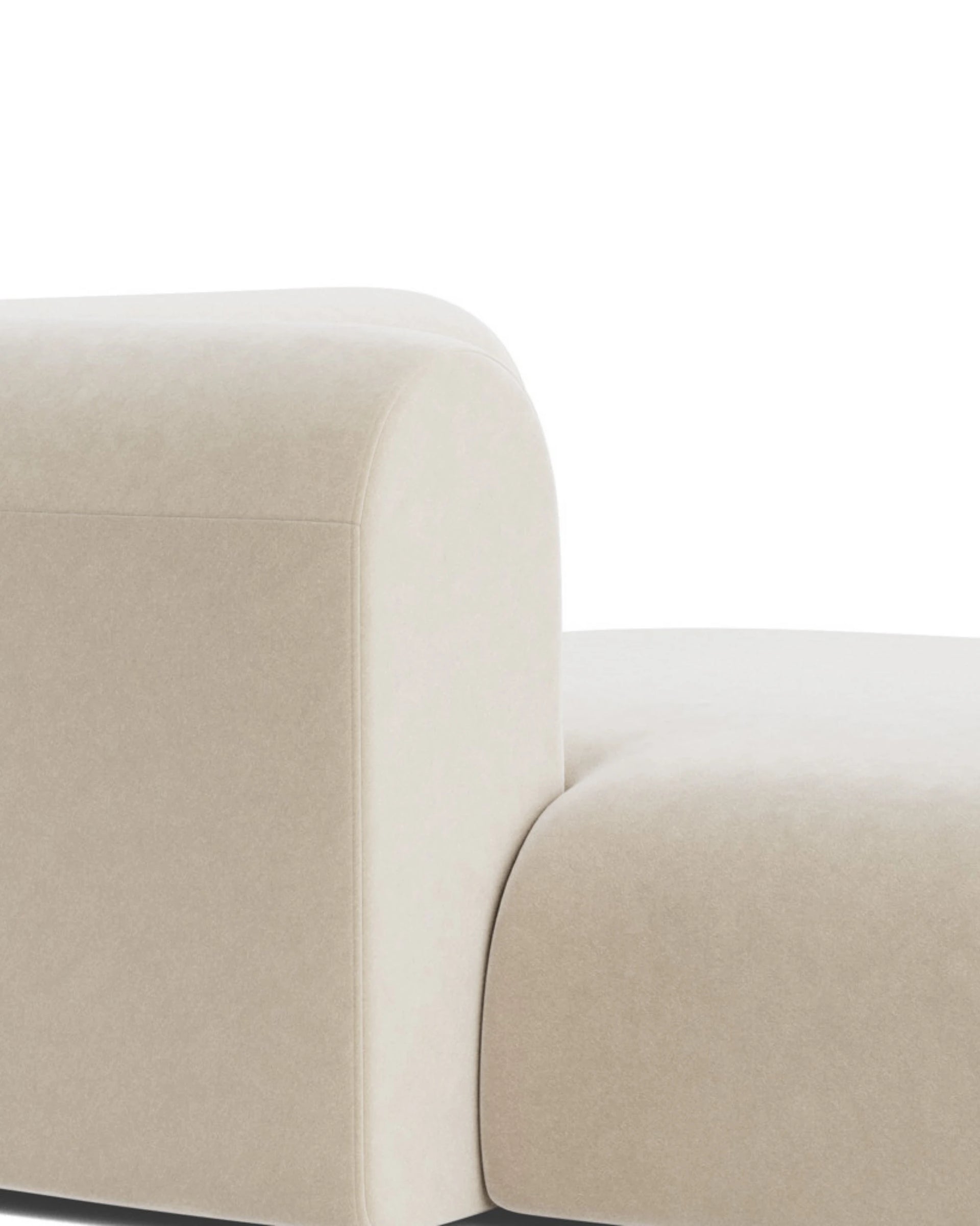 Berg Left Chaise Module - Eden Ecru