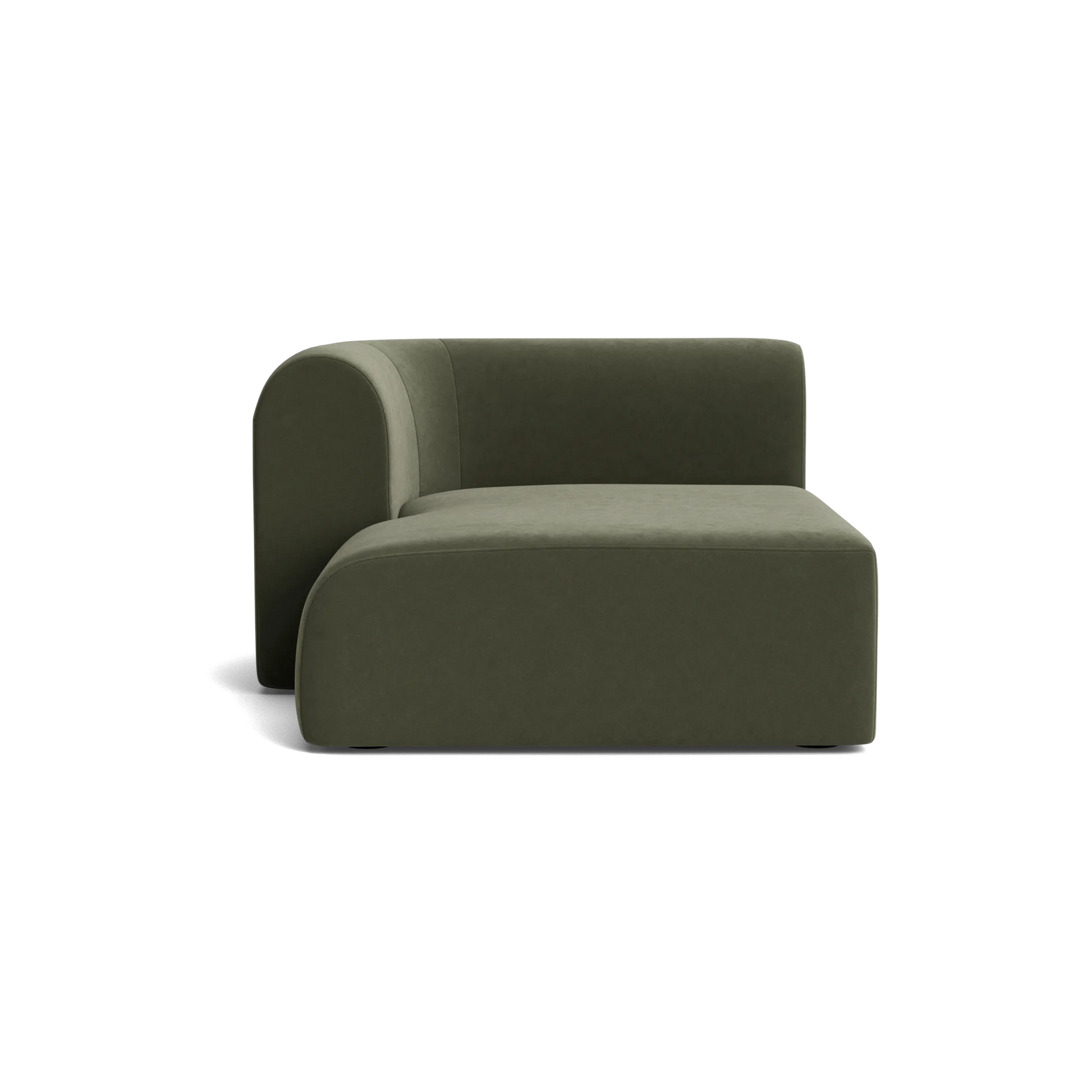 Berg Left Chaise Module - Eden Leaf