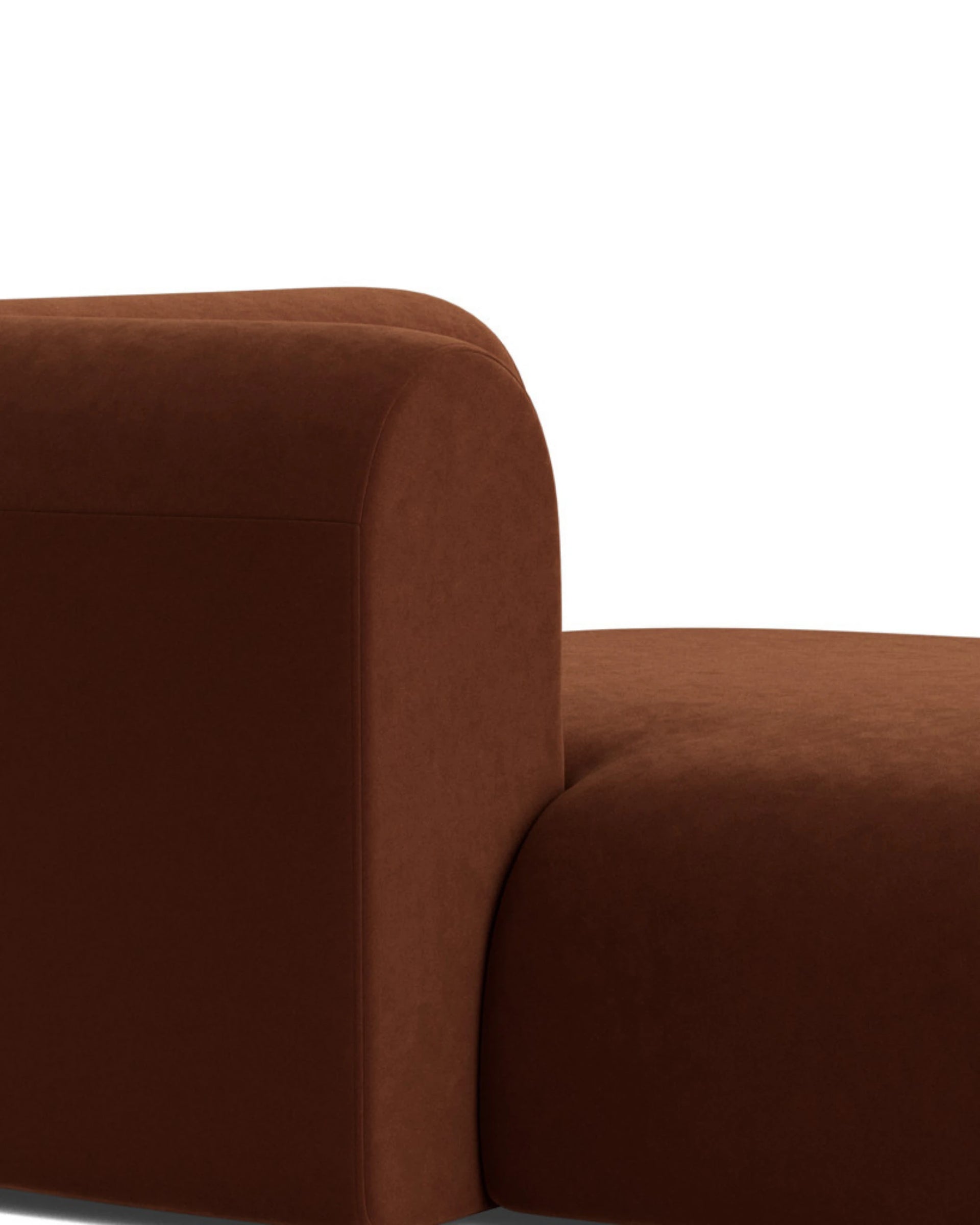 Berg Left Chaise Module - Eden Brick
