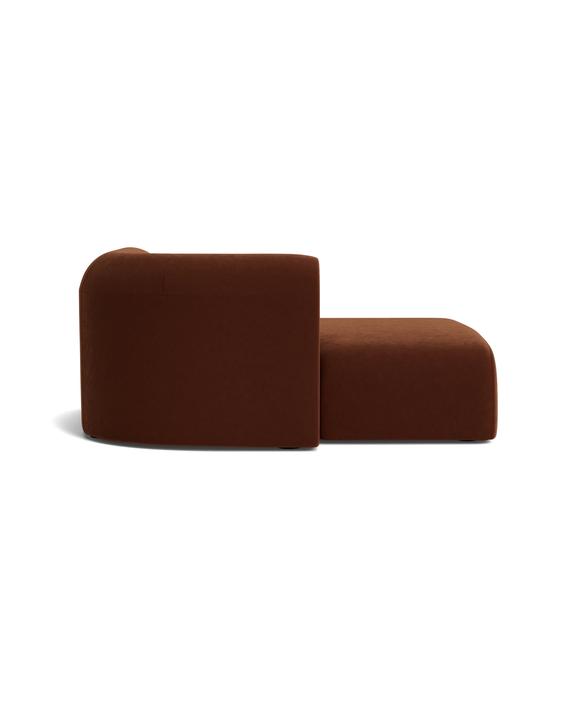Berg Left Chaise Module - Eden Brick