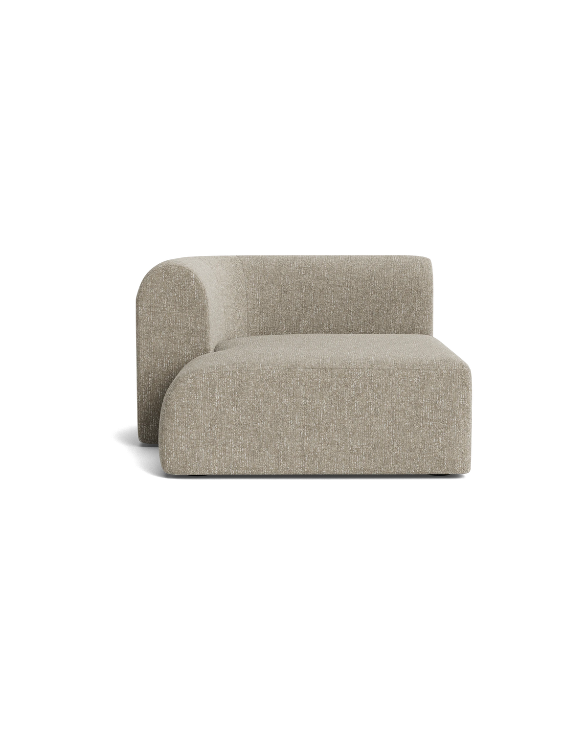 Berg Left Chaise Module - Fleck Smoke