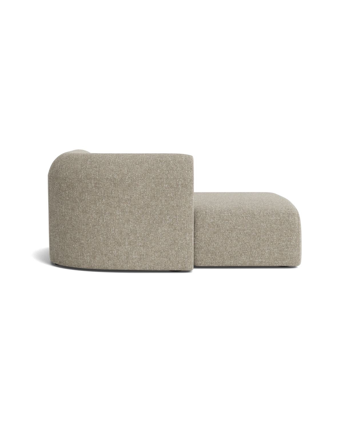 Berg Left Chaise Module - Fleck Smoke