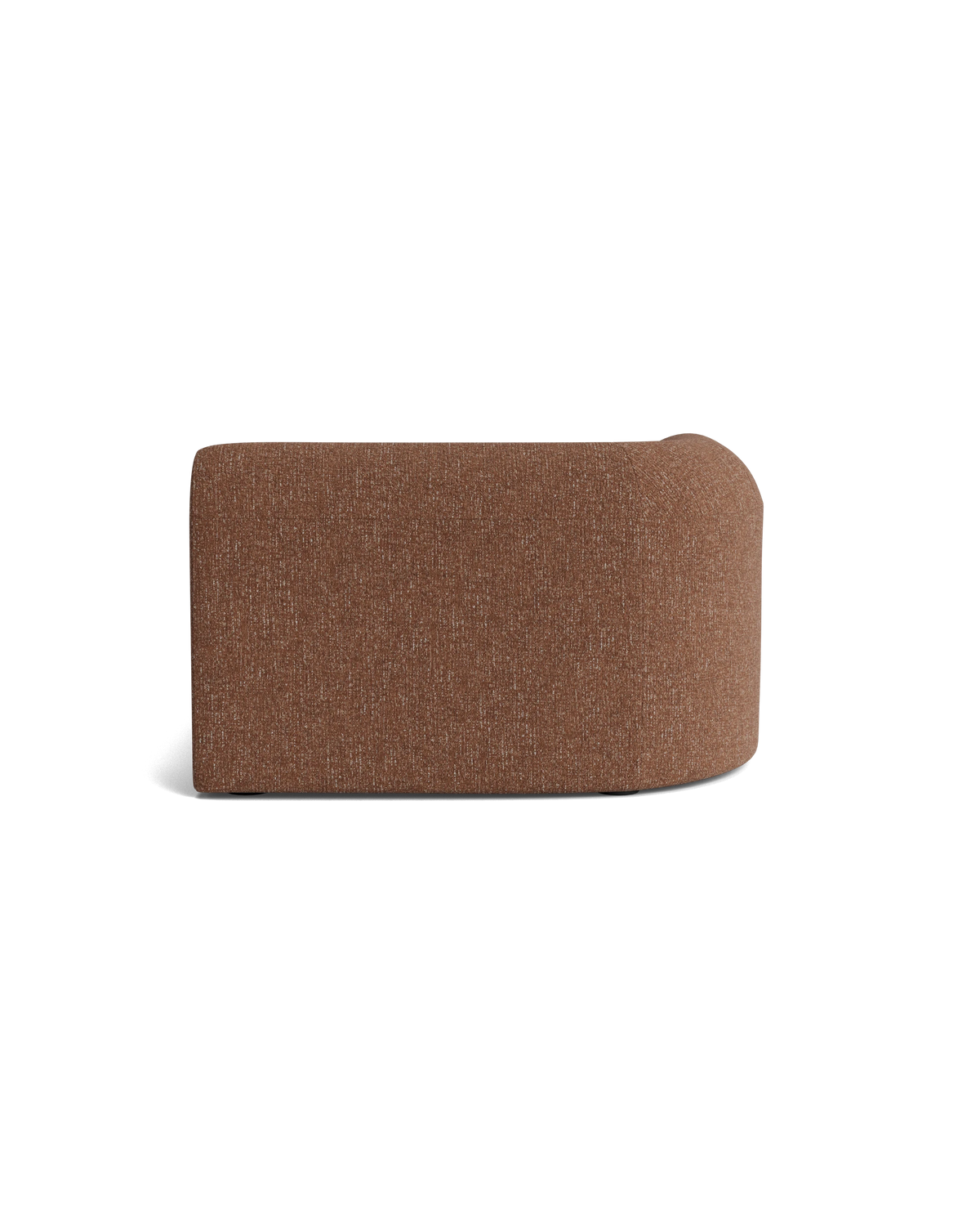 Berg Left Chaise Module - Fleck Rust