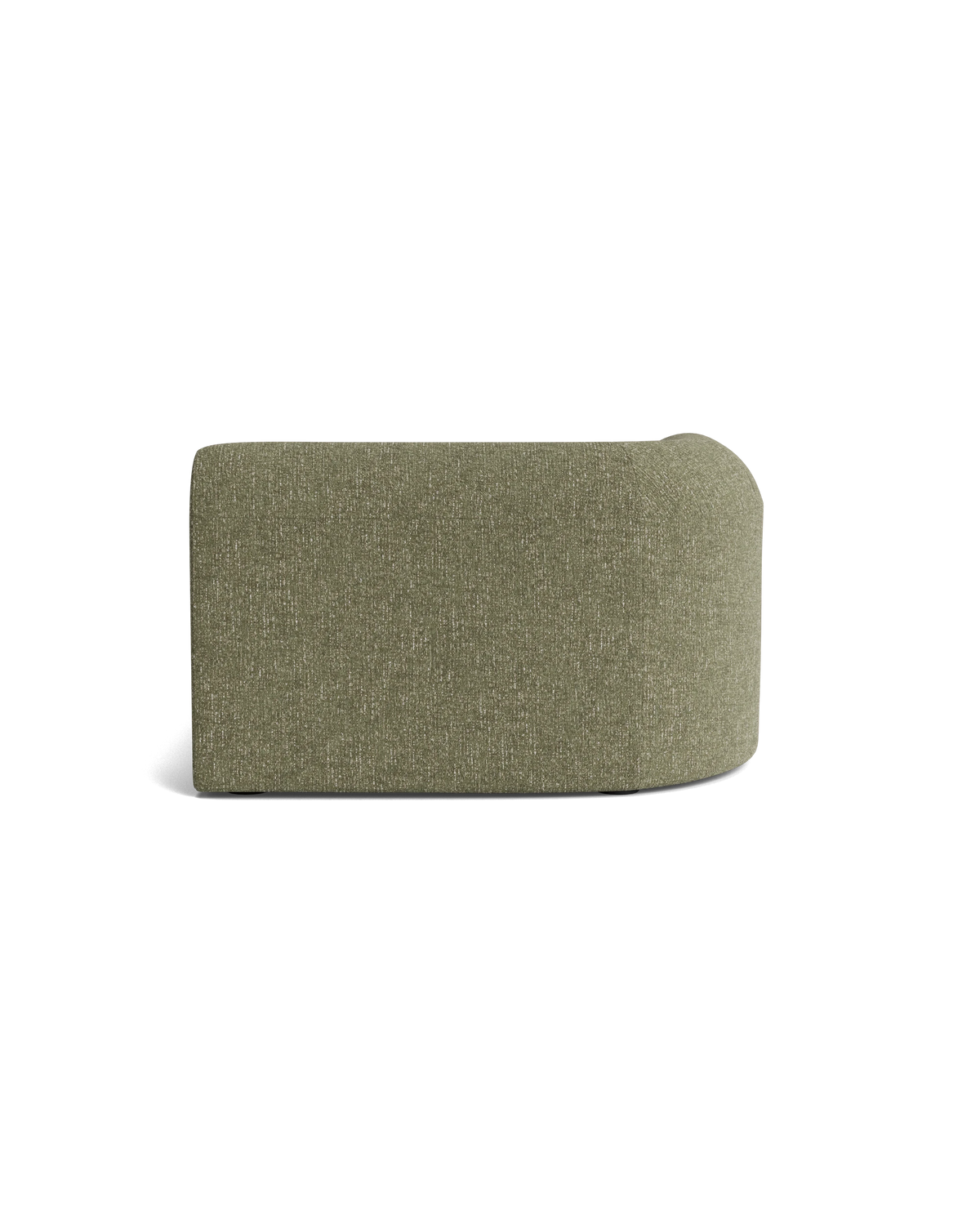 Berg Left Chaise Module - Fleck Olive
