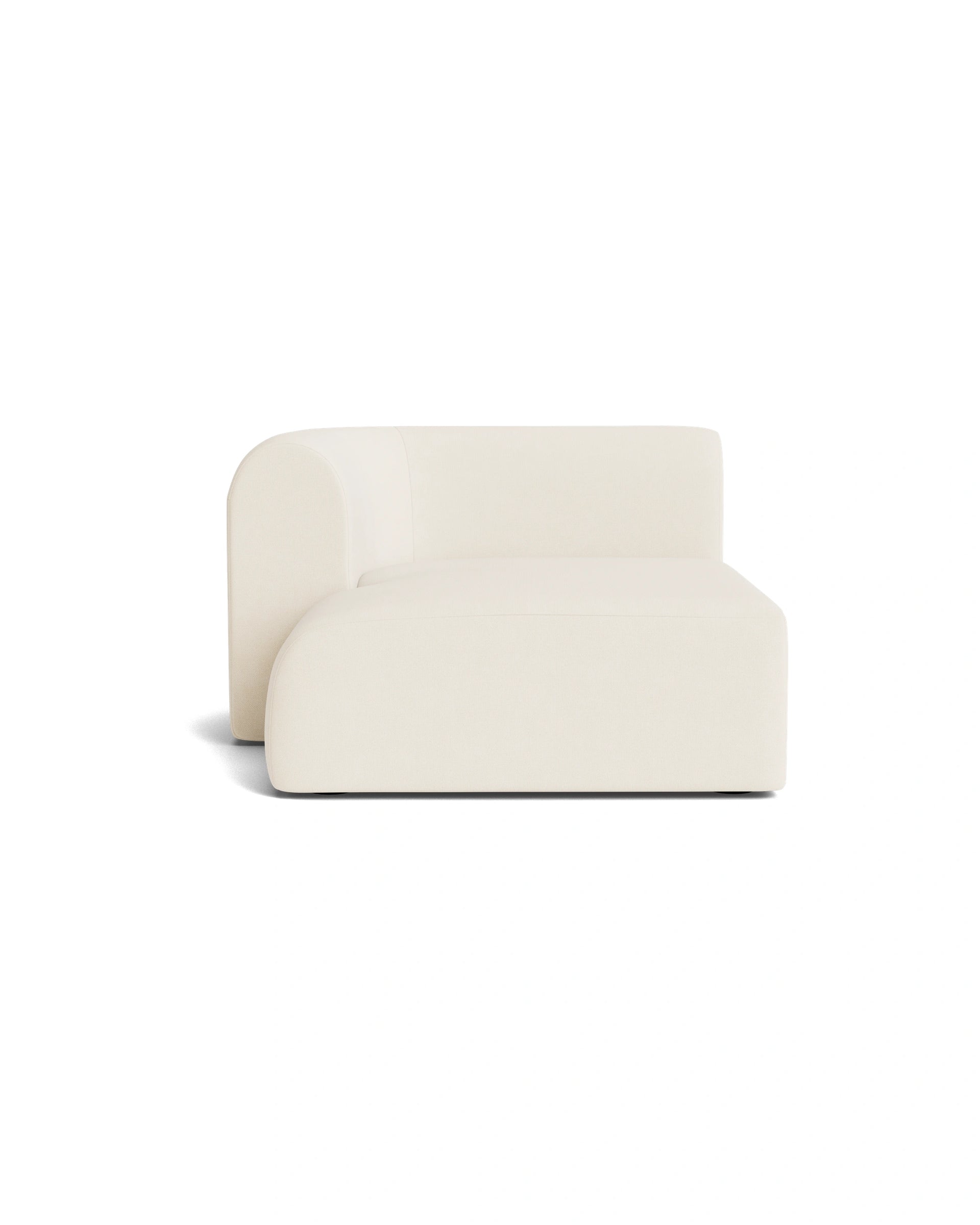 Berg Left Chaise Module - Fossil Vanilla