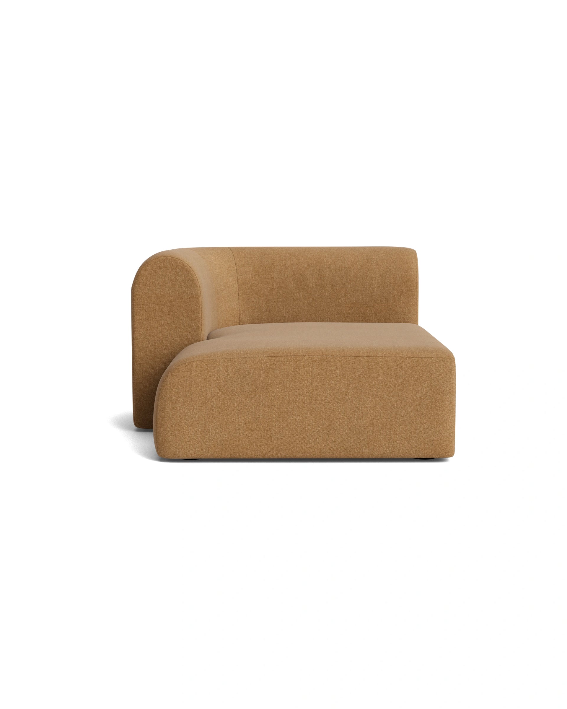 Berg Left Chaise Module - Fossil Fawn