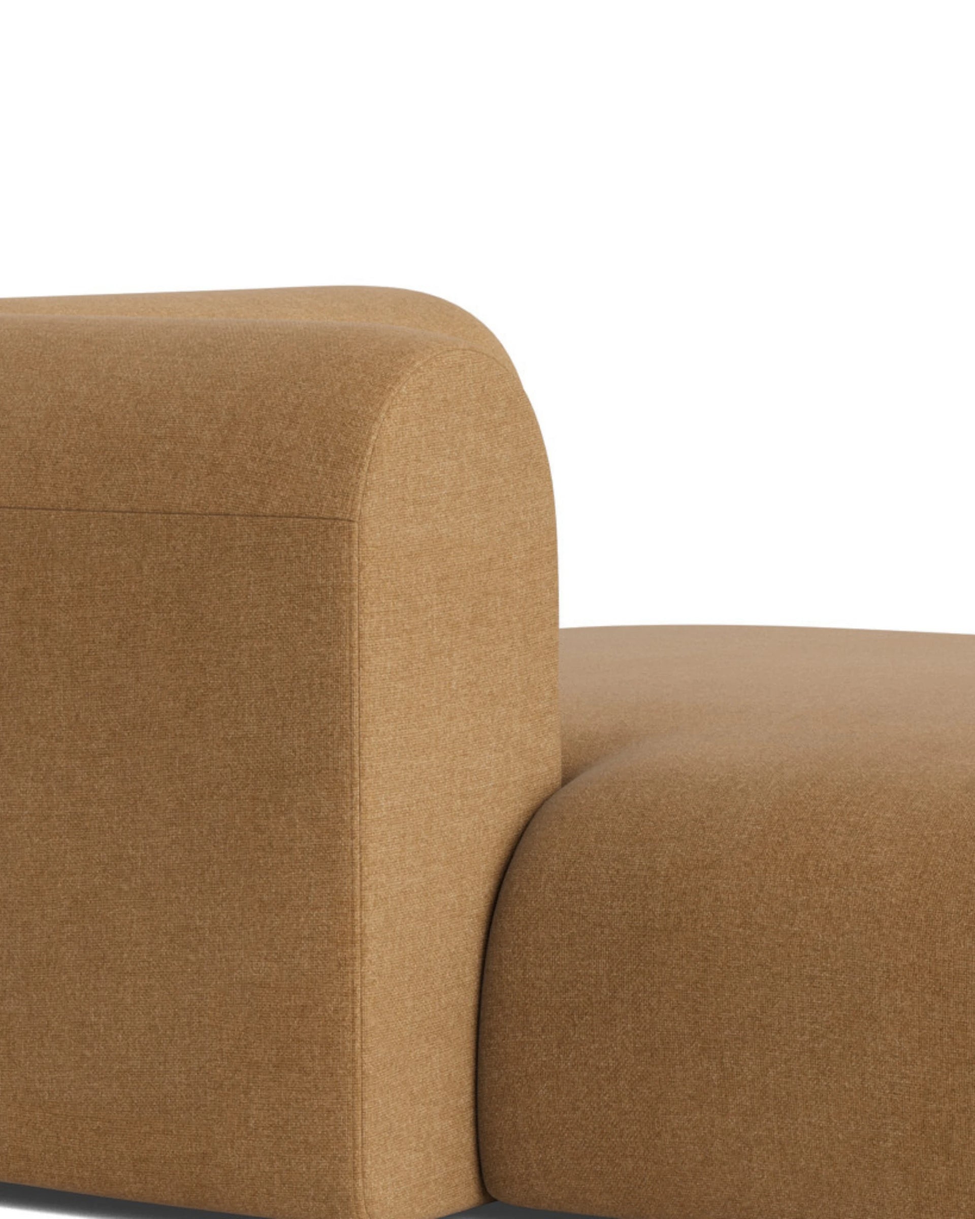 Berg Left Chaise Module - Fossil Fawn