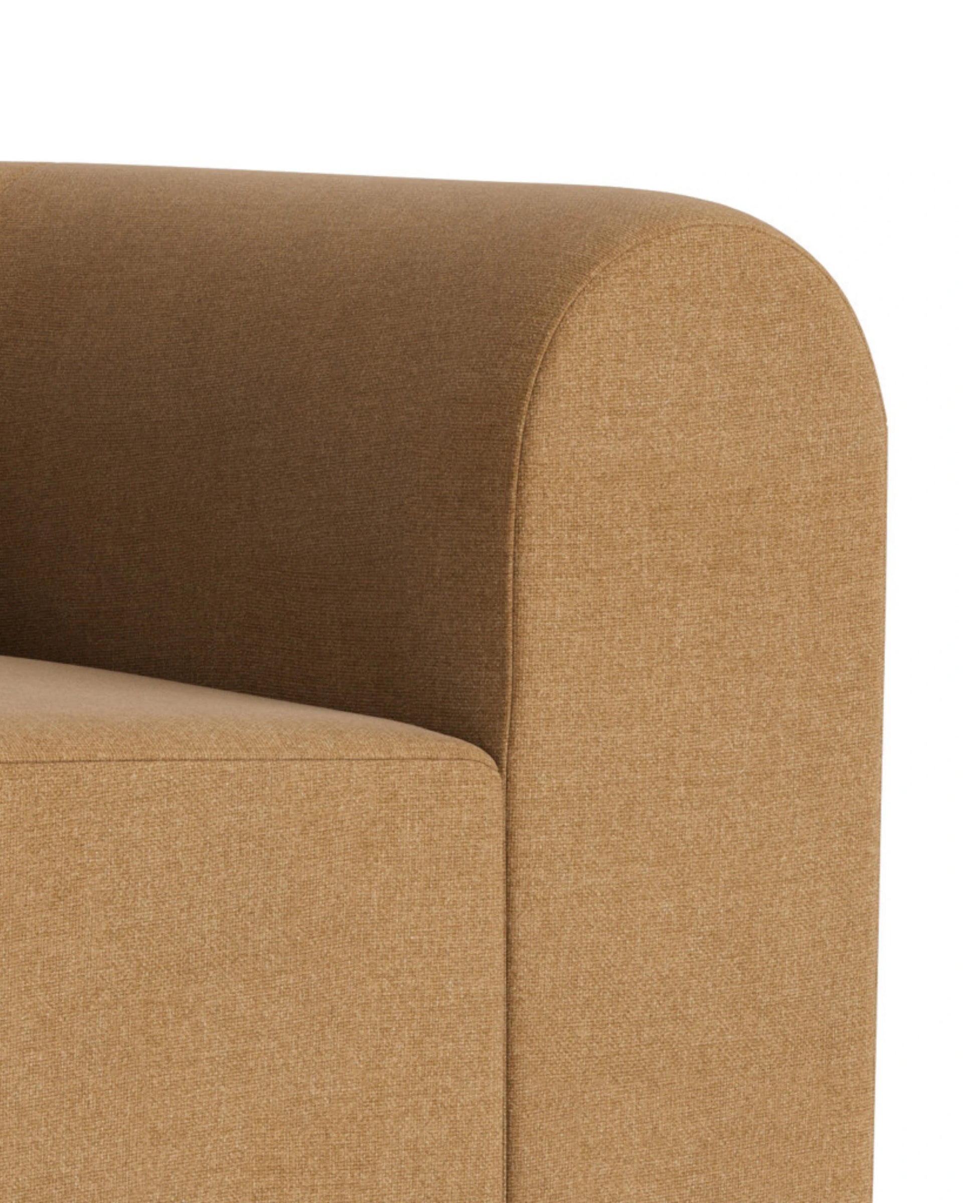 Berg Left Chaise Module - Fossil Fawn