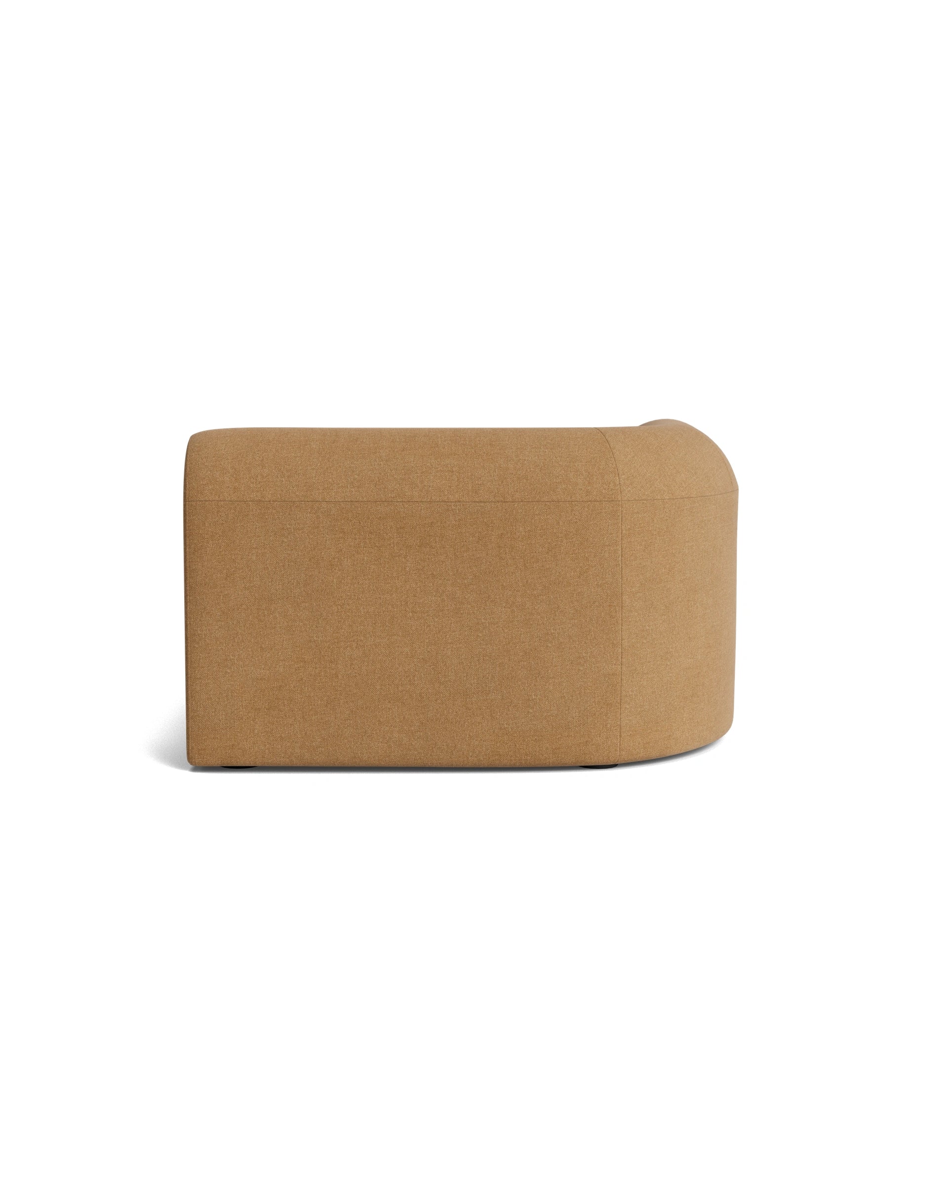 Berg Left Chaise Module - Fossil Fawn