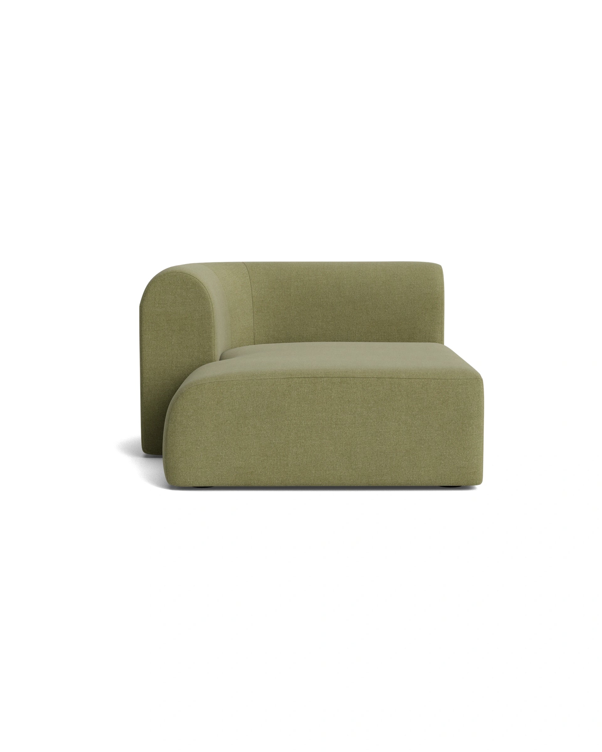 Berg Left Chaise Module - Fossil Eucalyptus