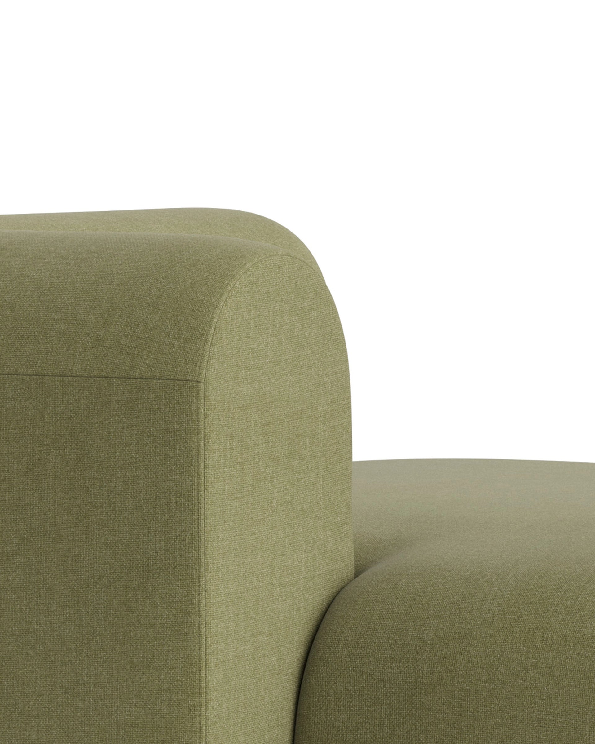 Berg Left Chaise Module - Fossil Eucalyptus