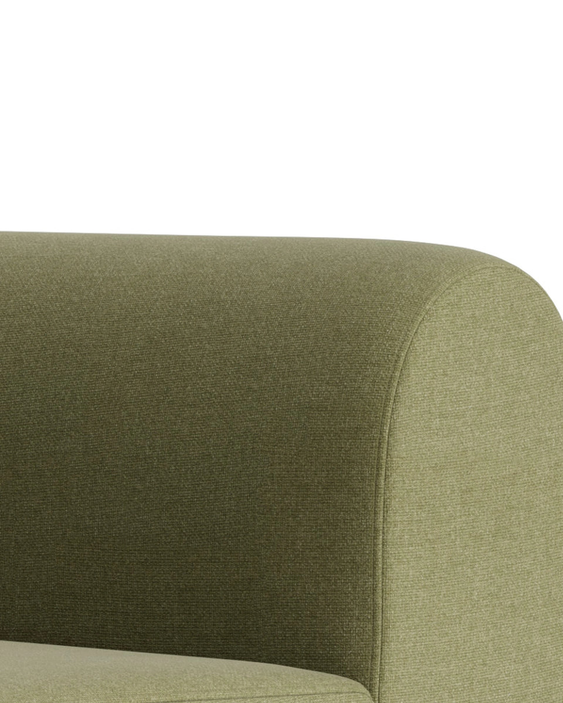 Berg Left Chaise Module - Fossil Eucalyptus