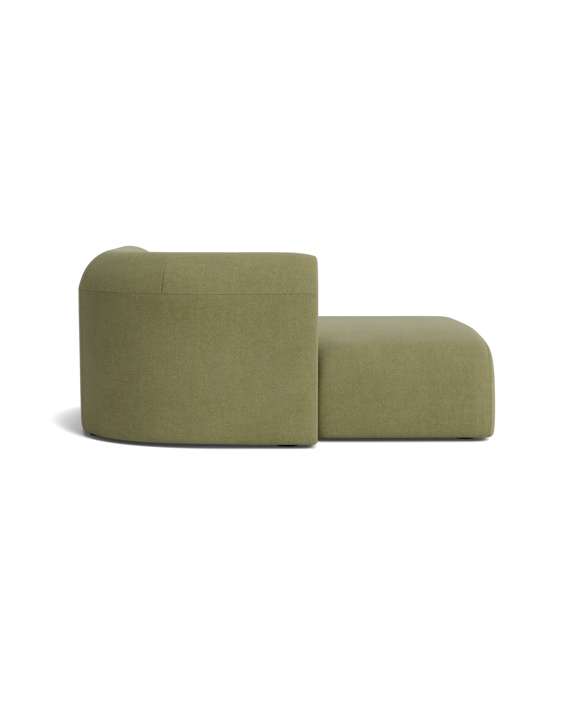 Berg Left Chaise Module - Fossil Eucalyptus