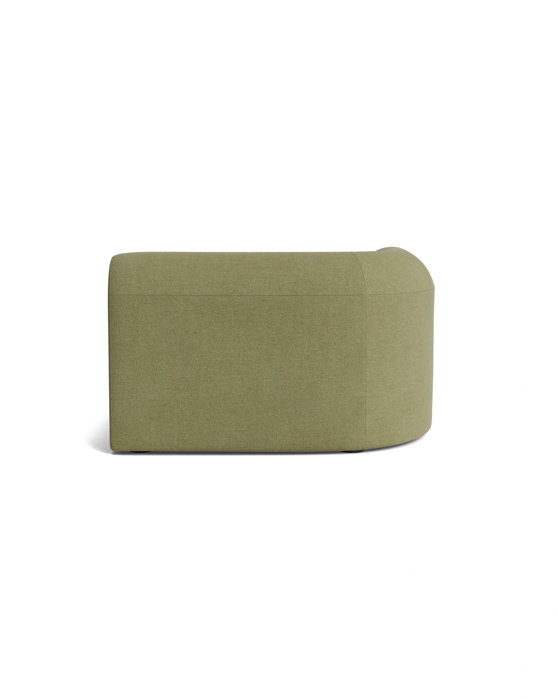 Berg Left Chaise Module - Fossil Eucalyptus