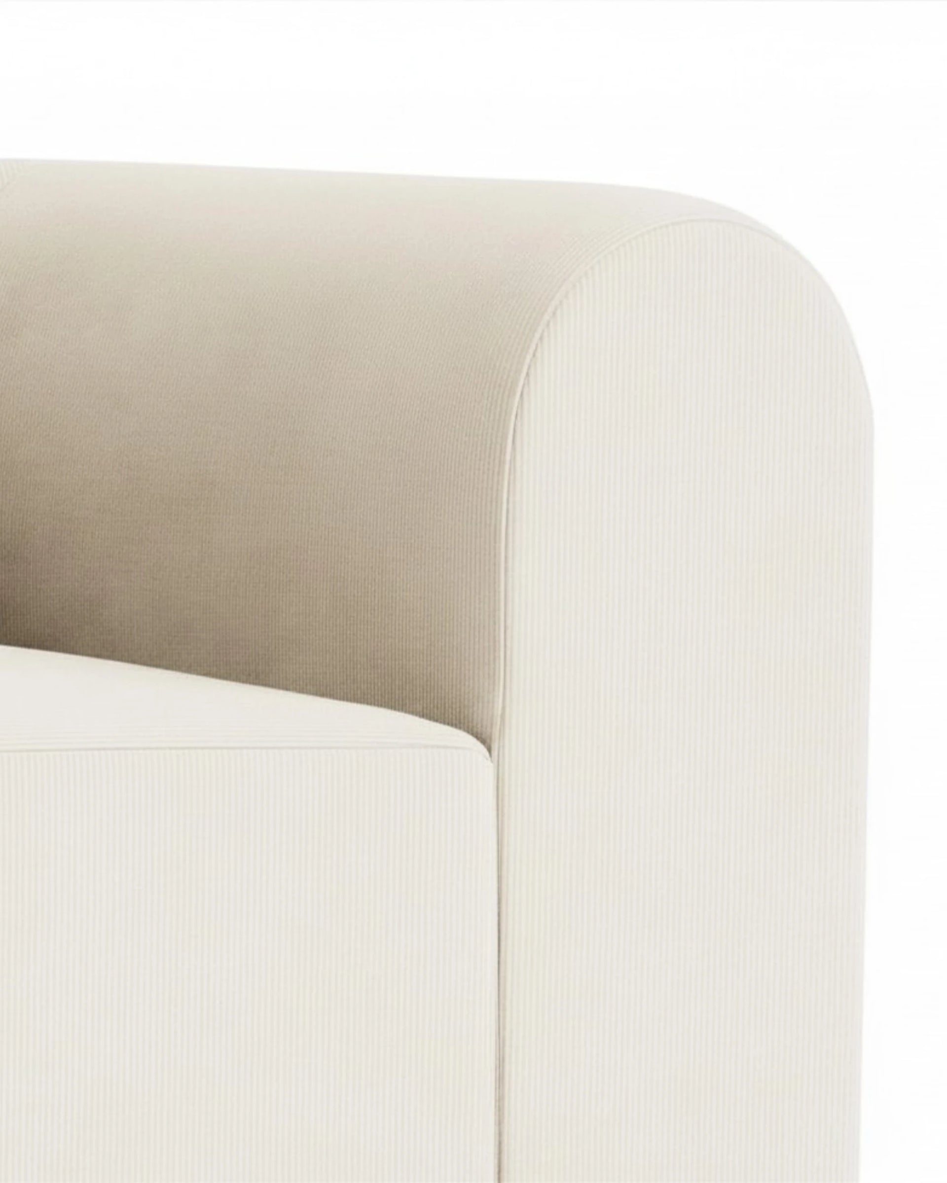Berg Left Chaise Module - Corduroy Off White