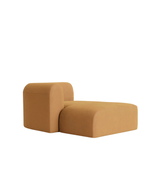 Berg Left Chaise Module - Corduroy Fawn