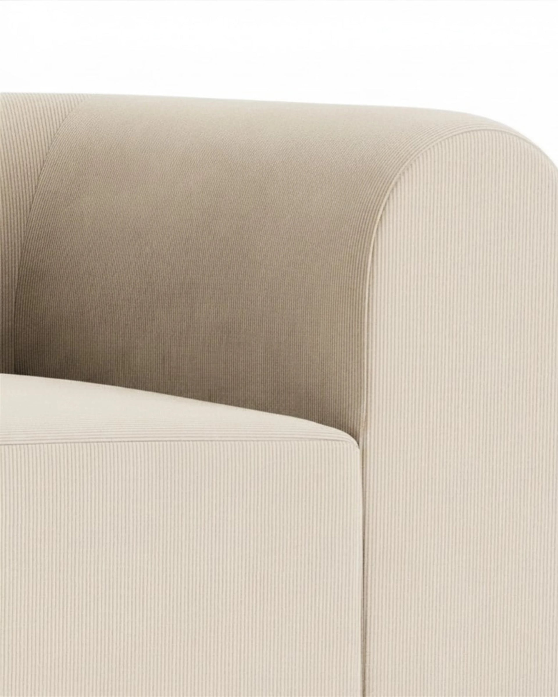 Berg Left Chaise Module - Corduroy Mist