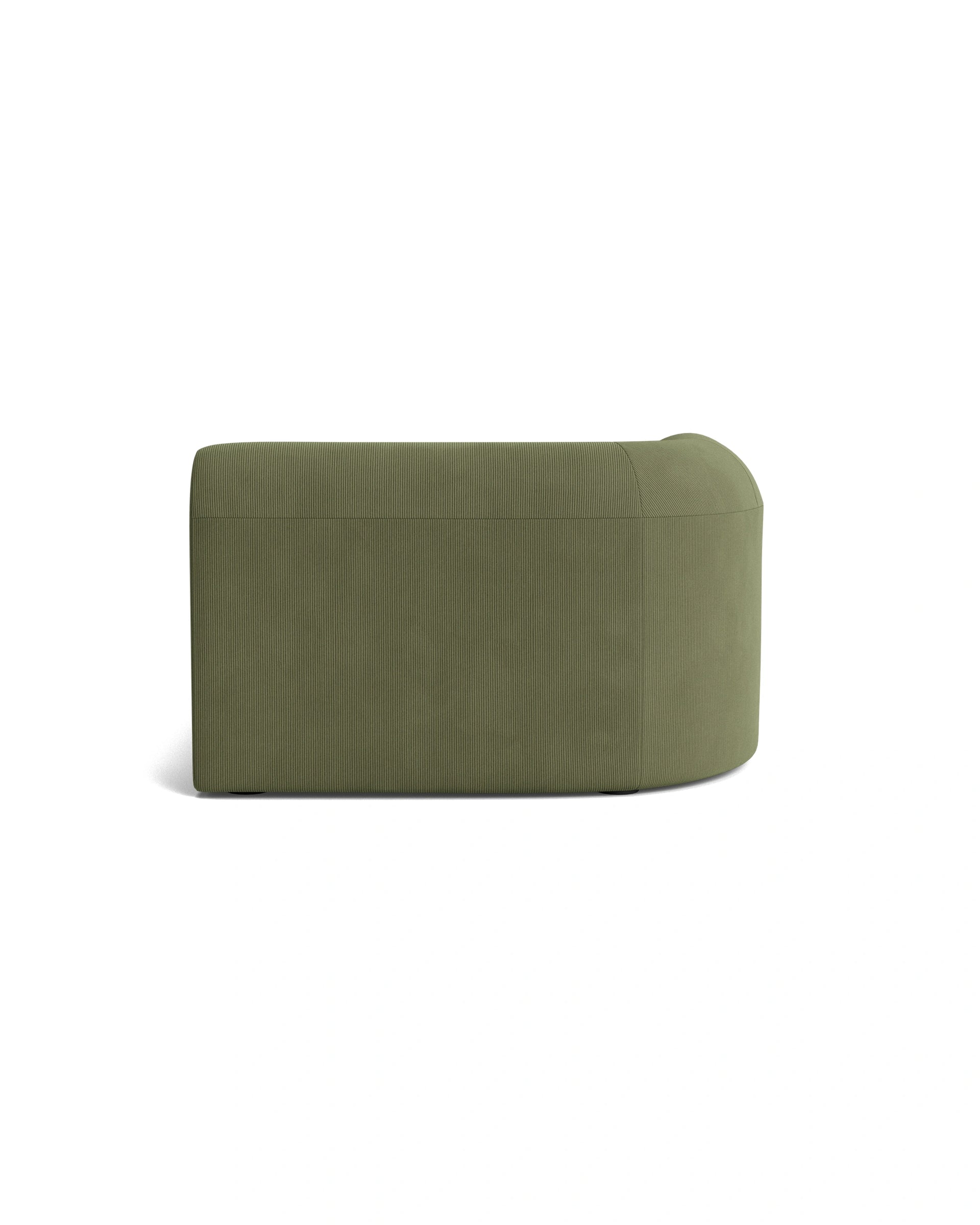 Berg Left Chaise Module - Corduroy Forest