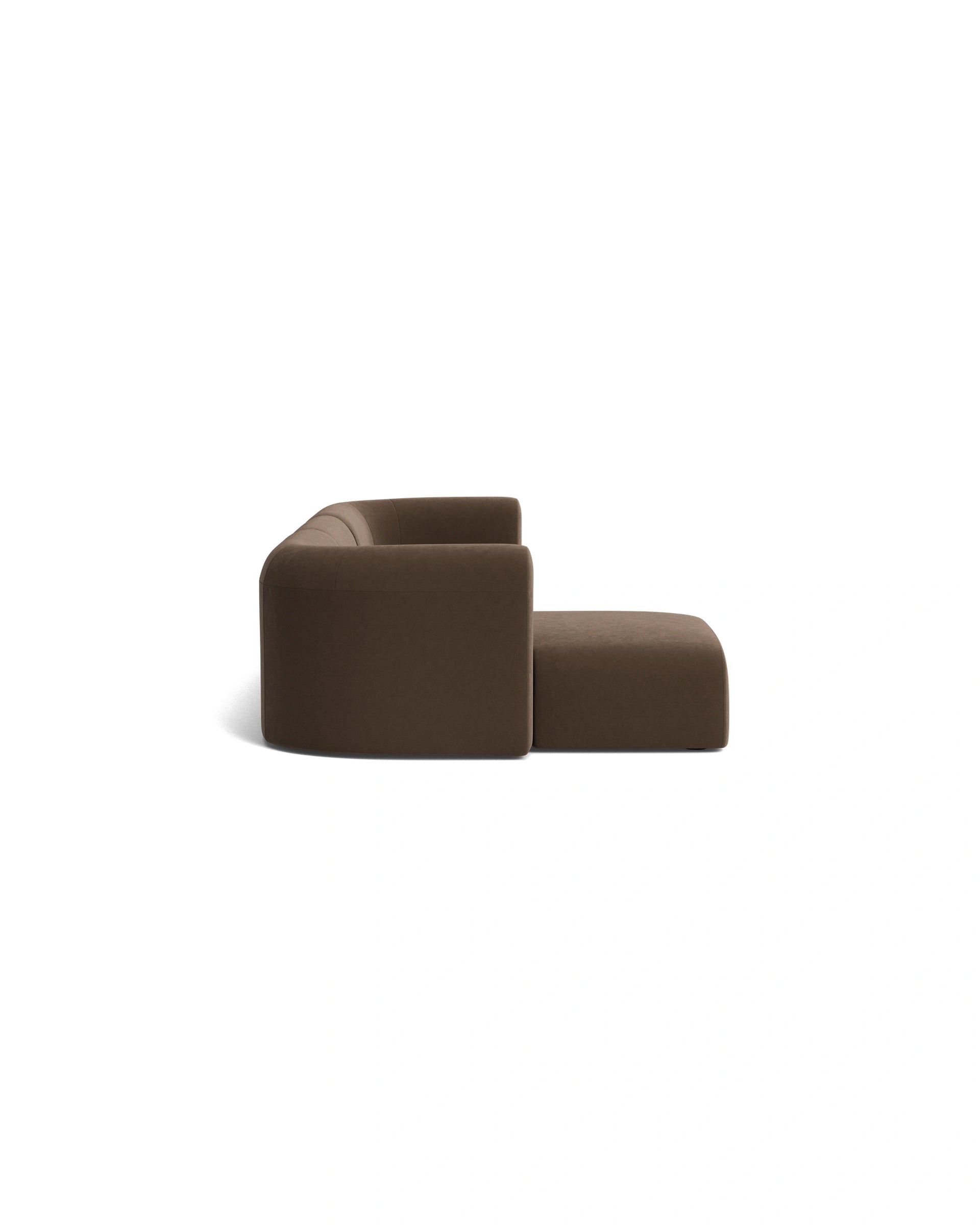 Berg 4 Seater LHF Chaise Sofa - Eden Java