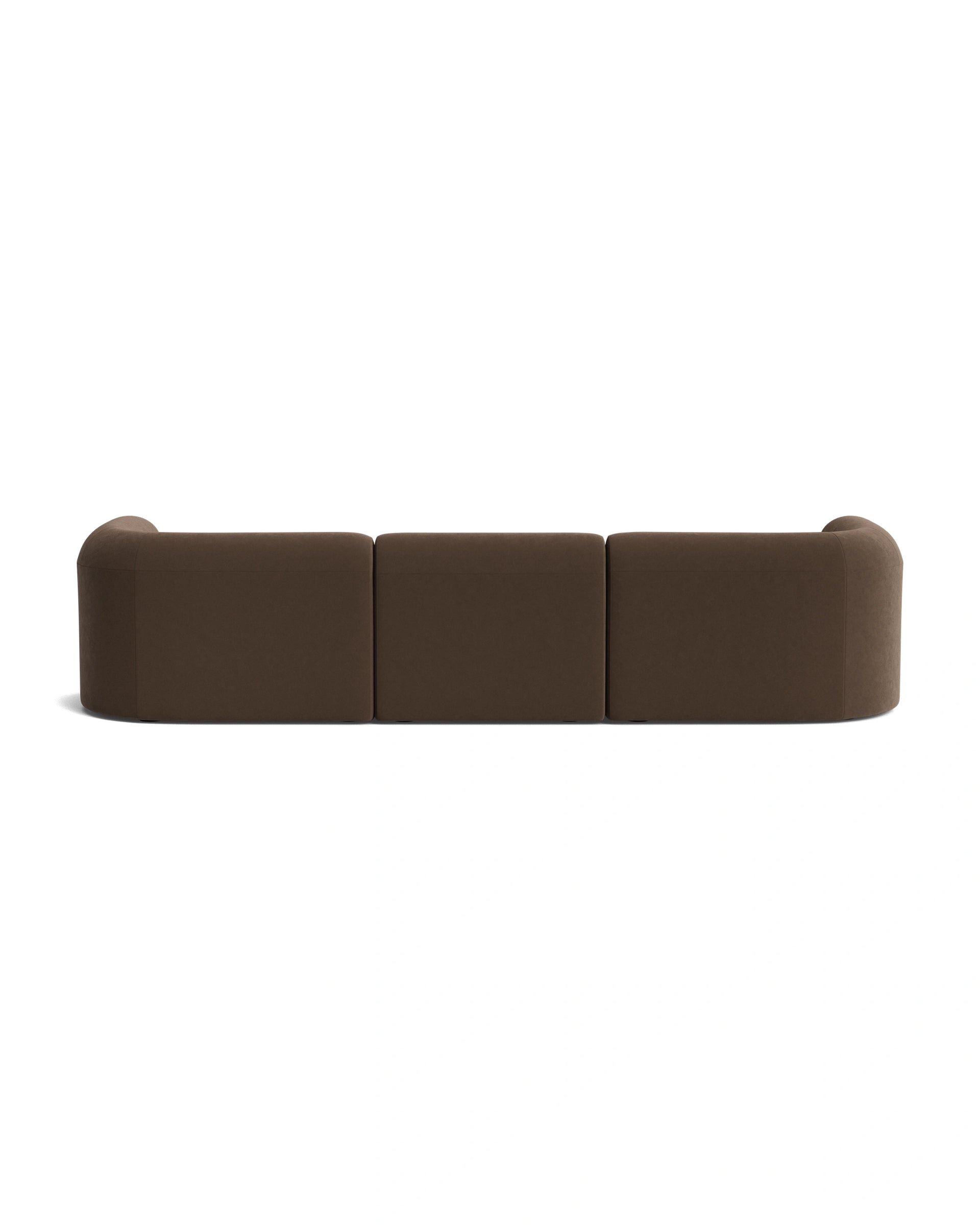 Berg 4 Seater LHF Chaise Sofa - Eden Java