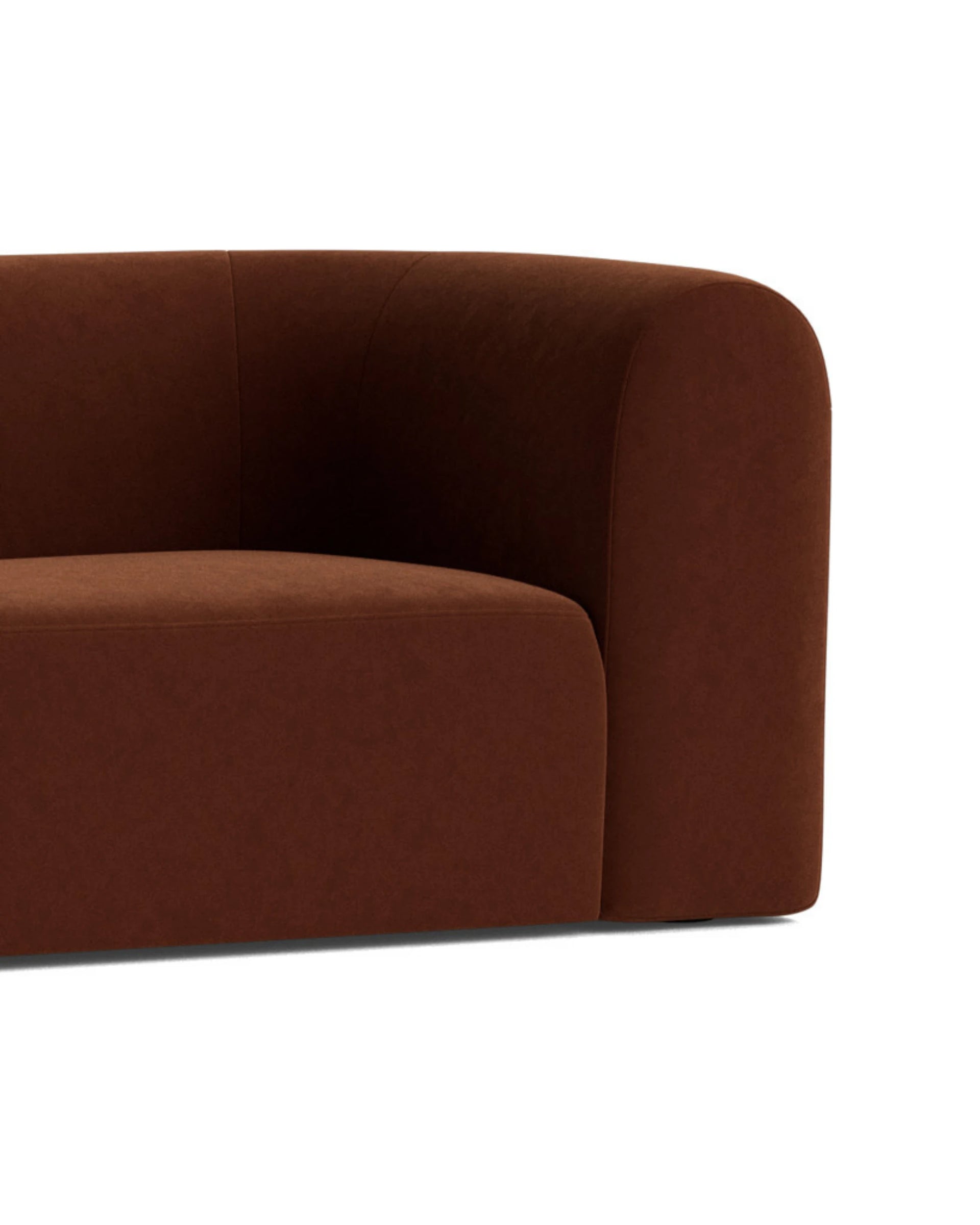 Berg 4 Seater LHF Chaise Sofa - Eden Brick