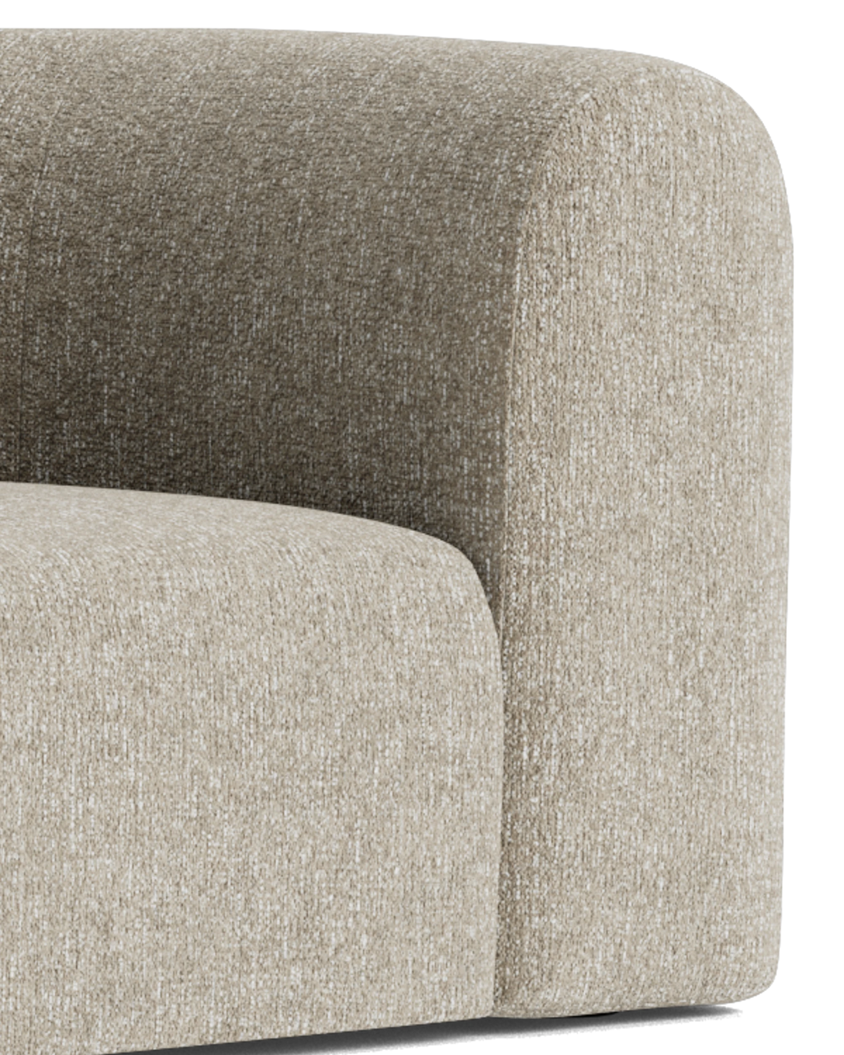 Berg 4 Seater LHF Chaise Sofa - Fleck Smoke