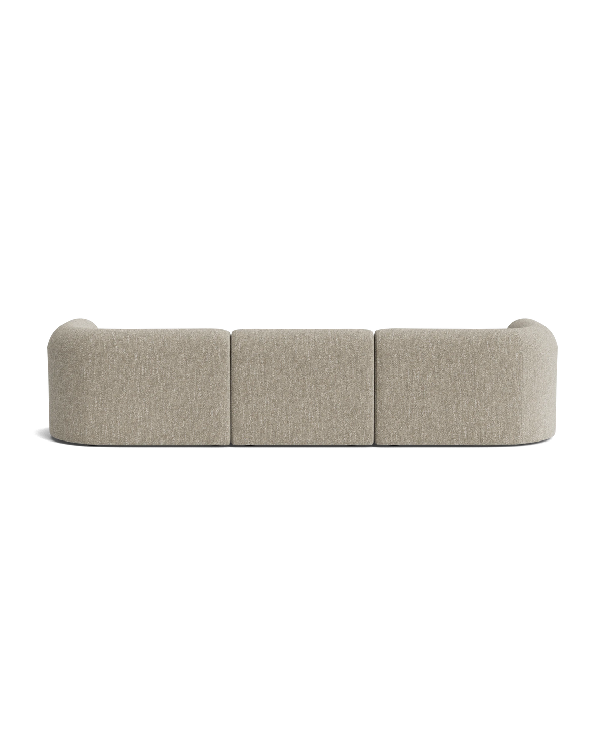 Berg 4 Seater LHF Chaise Sofa - Fleck Smoke