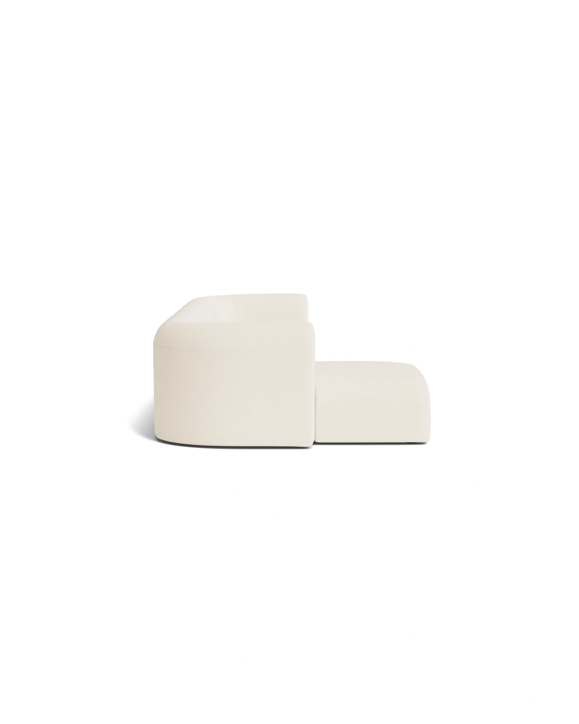 Berg 4 Seater LHF Chaise Sofa - Fossil Vanilla