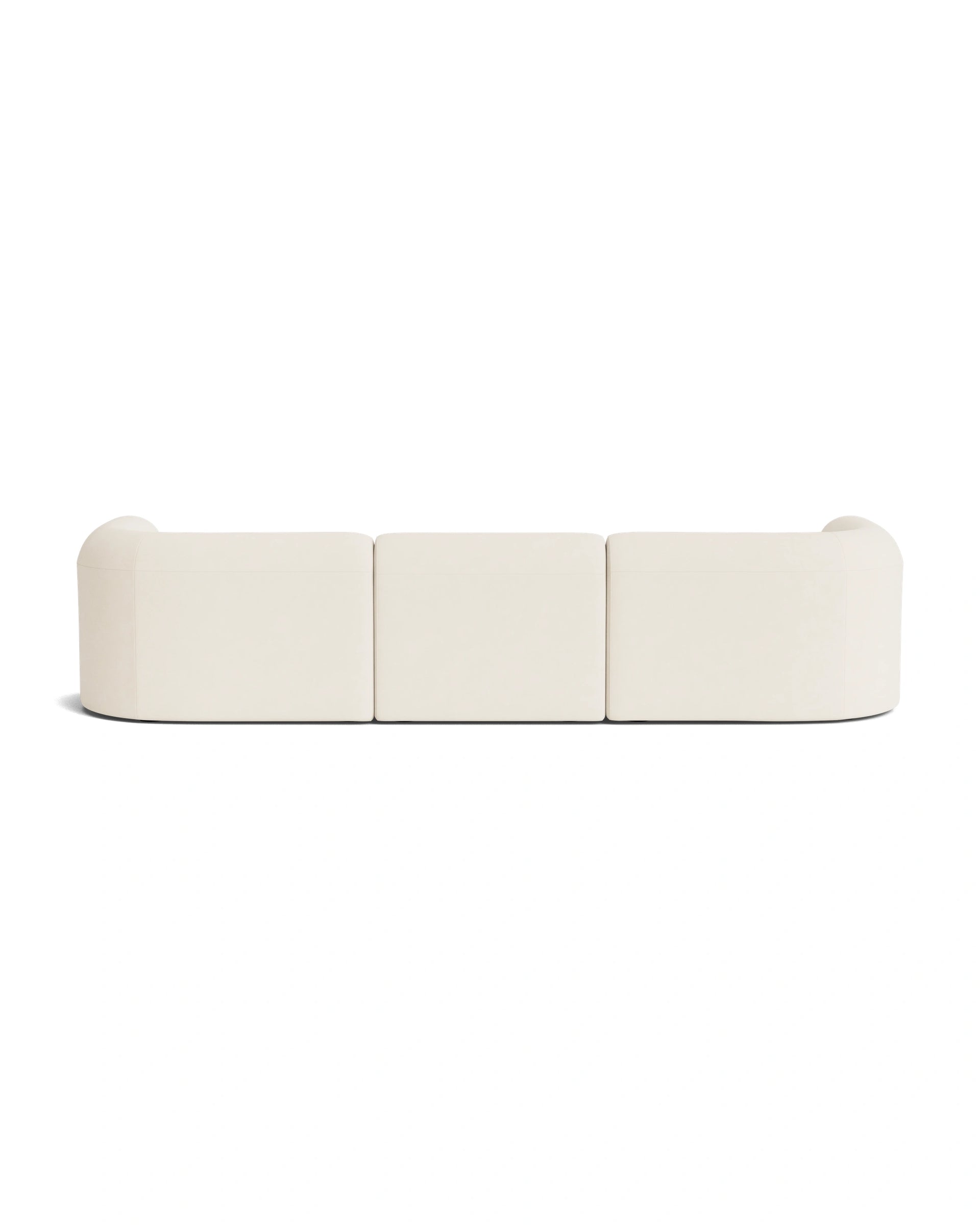 Berg 4 Seater LHF Chaise Sofa - Fossil Vanilla