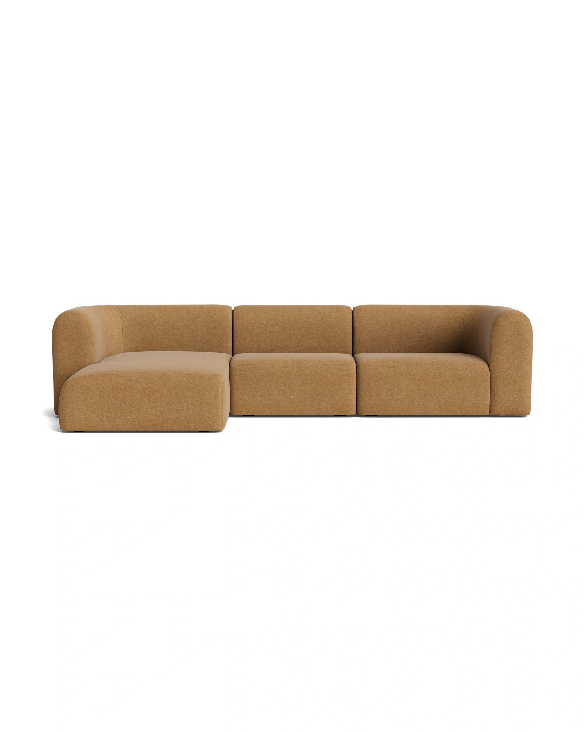 Berg 4 Seater LHF Chaise Sofa - Fossil Fawn