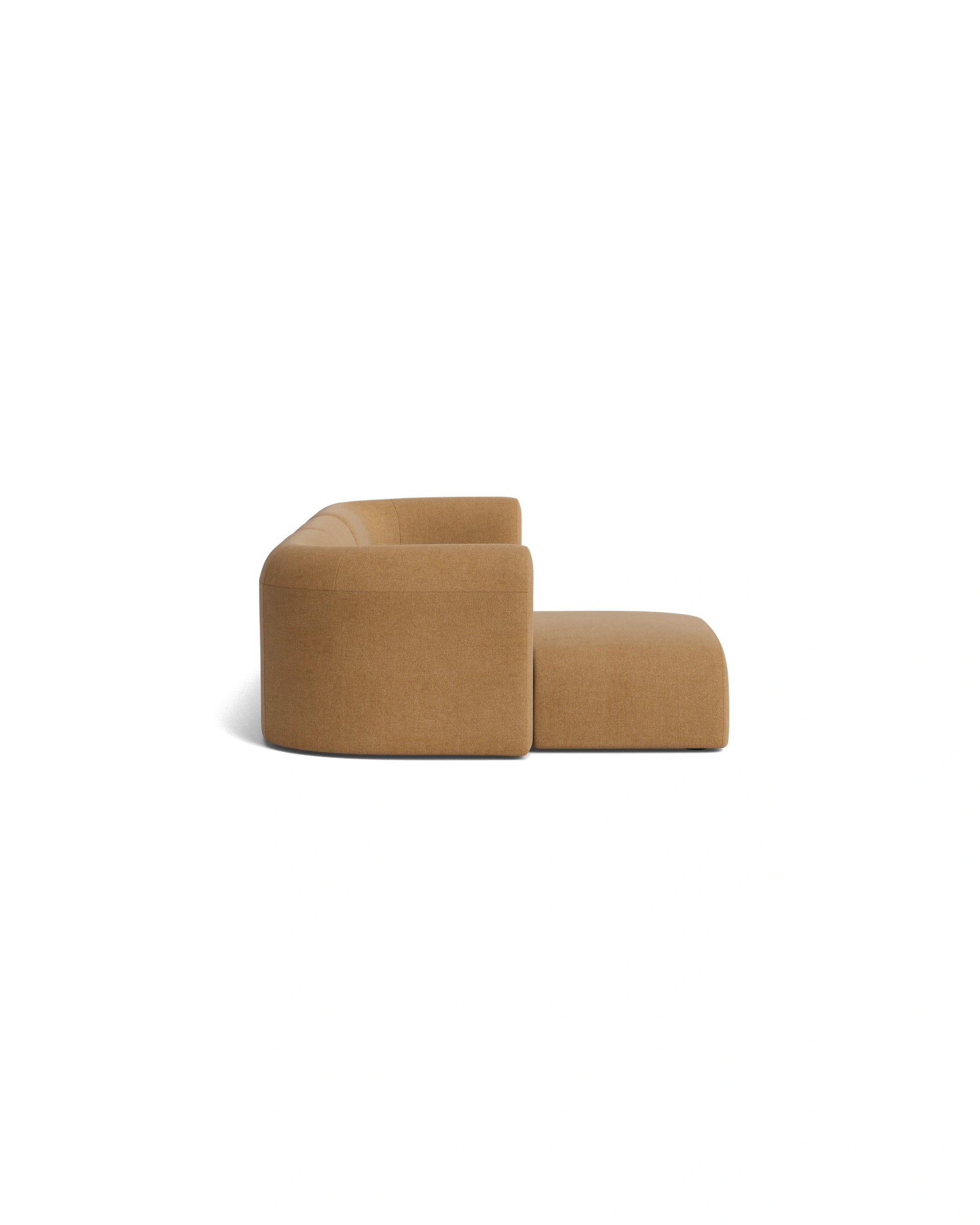Berg 4 Seater LHF Chaise Sofa - Fossil Fawn