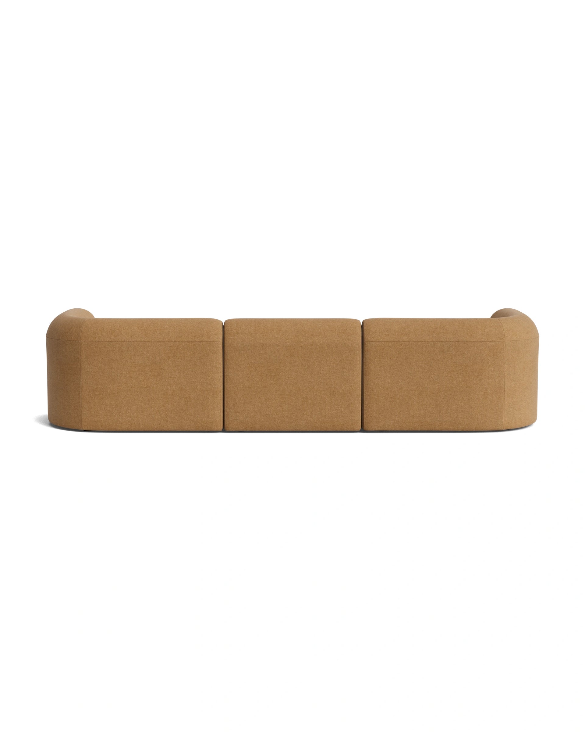 Berg 4 Seater LHF Chaise Sofa - Fossil Fawn