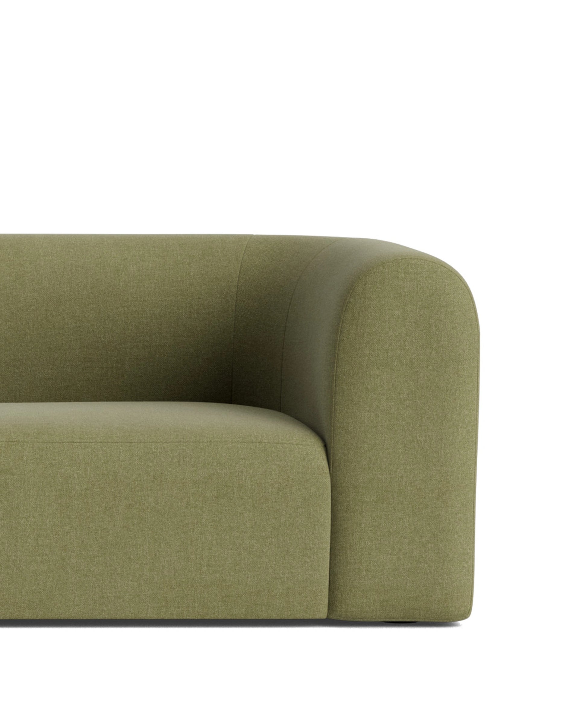 Berg 4 Seater LHF Chaise Sofa - Fossil Eucalyptus