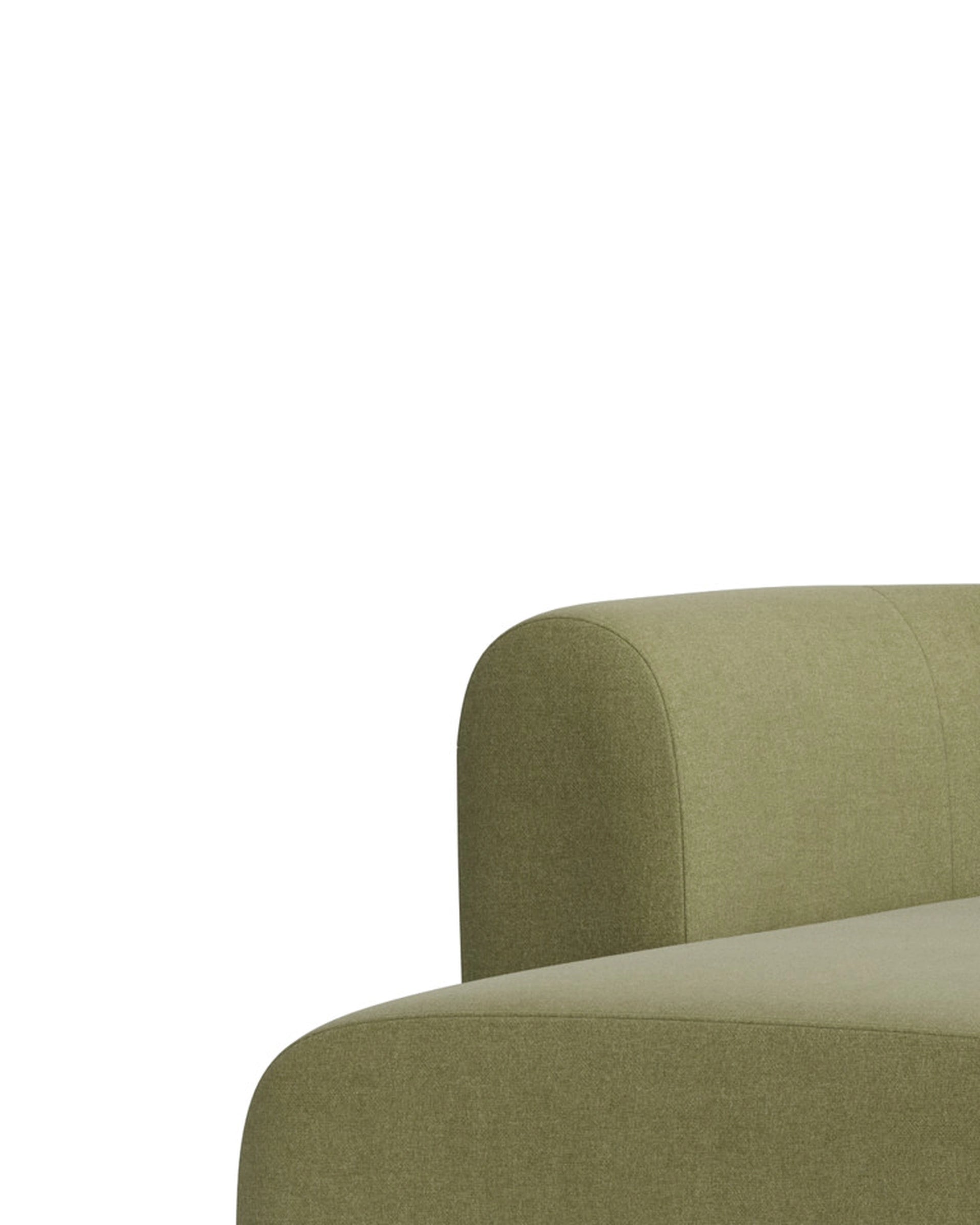 Berg 4 Seater LHF Chaise Sofa - Fossil Eucalyptus