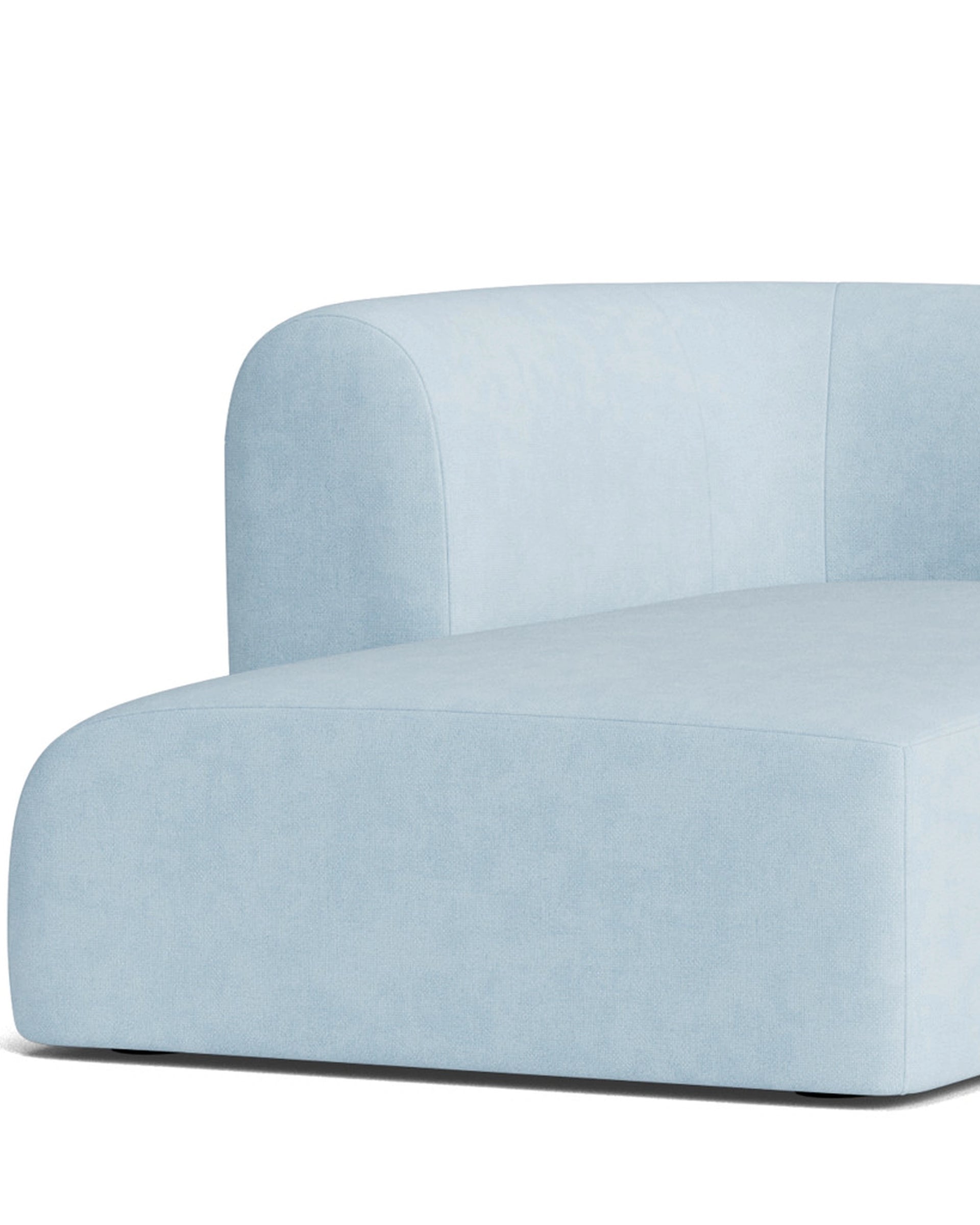 Berg 4 Seater LHF Chaise Sofa - Fossil Powder Blue