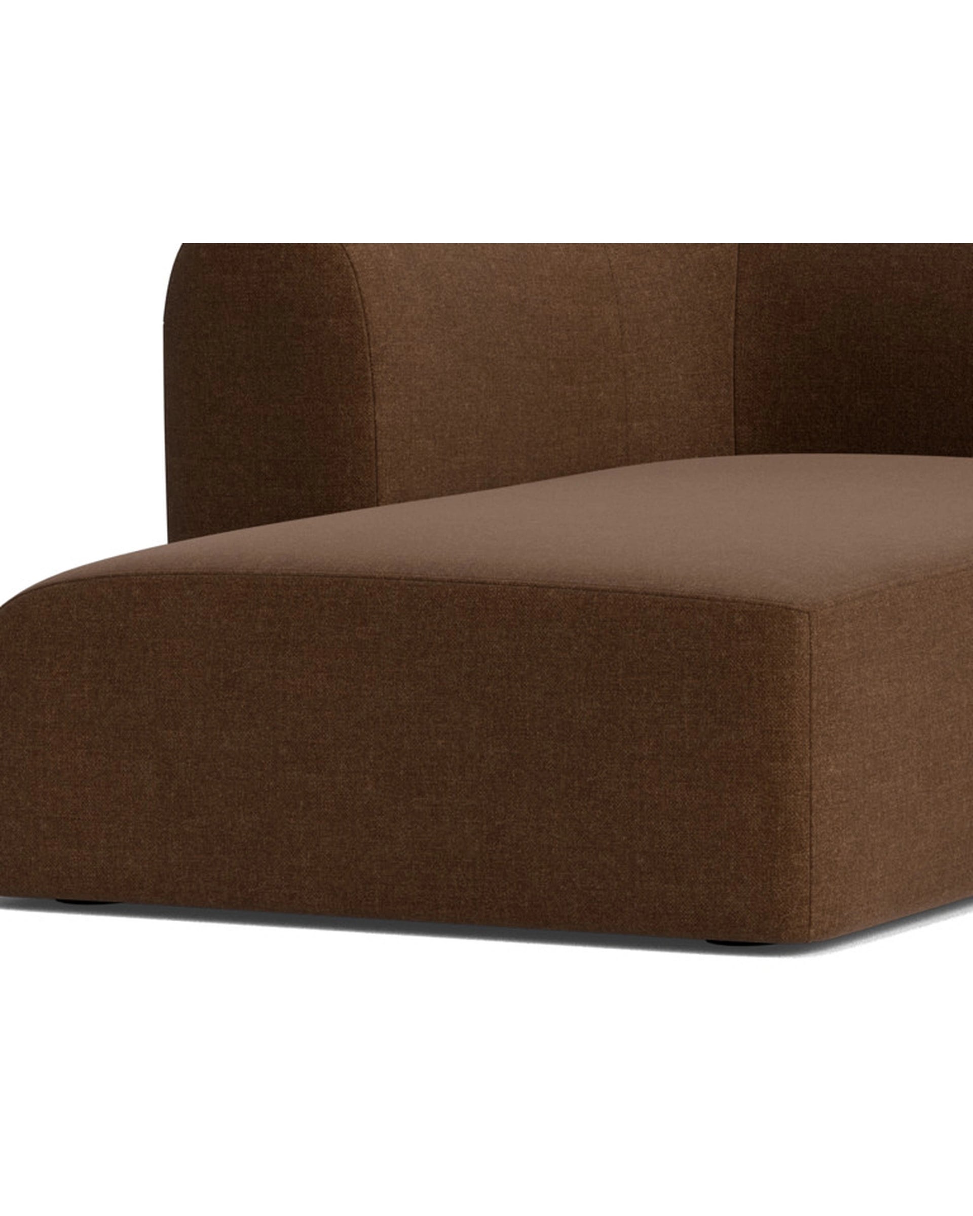 Berg 4 Seater LHF Chaise Sofa - Fossil Chocolate