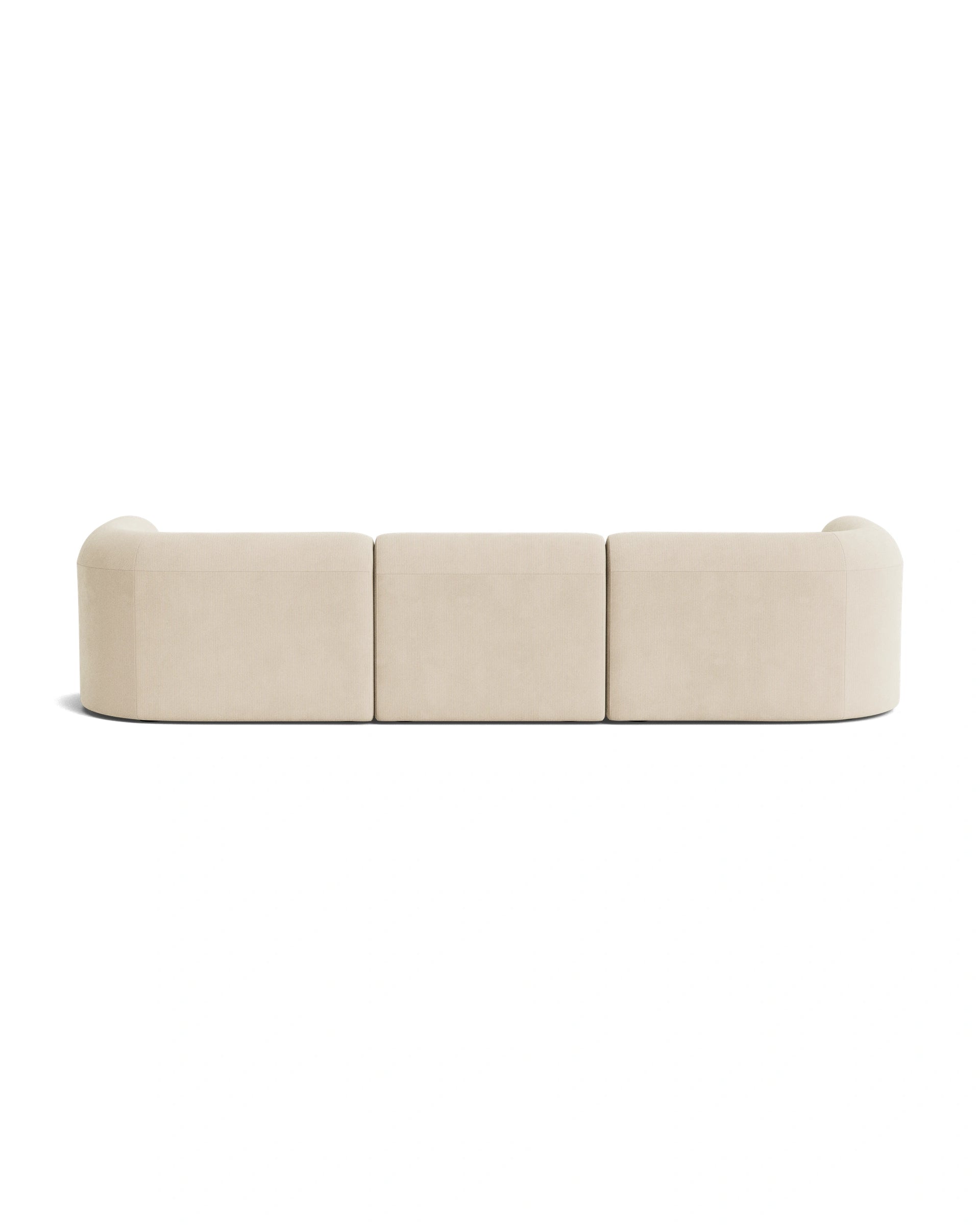 Berg 4 Seater LHF Chaise Sofa - Corduroy Mist