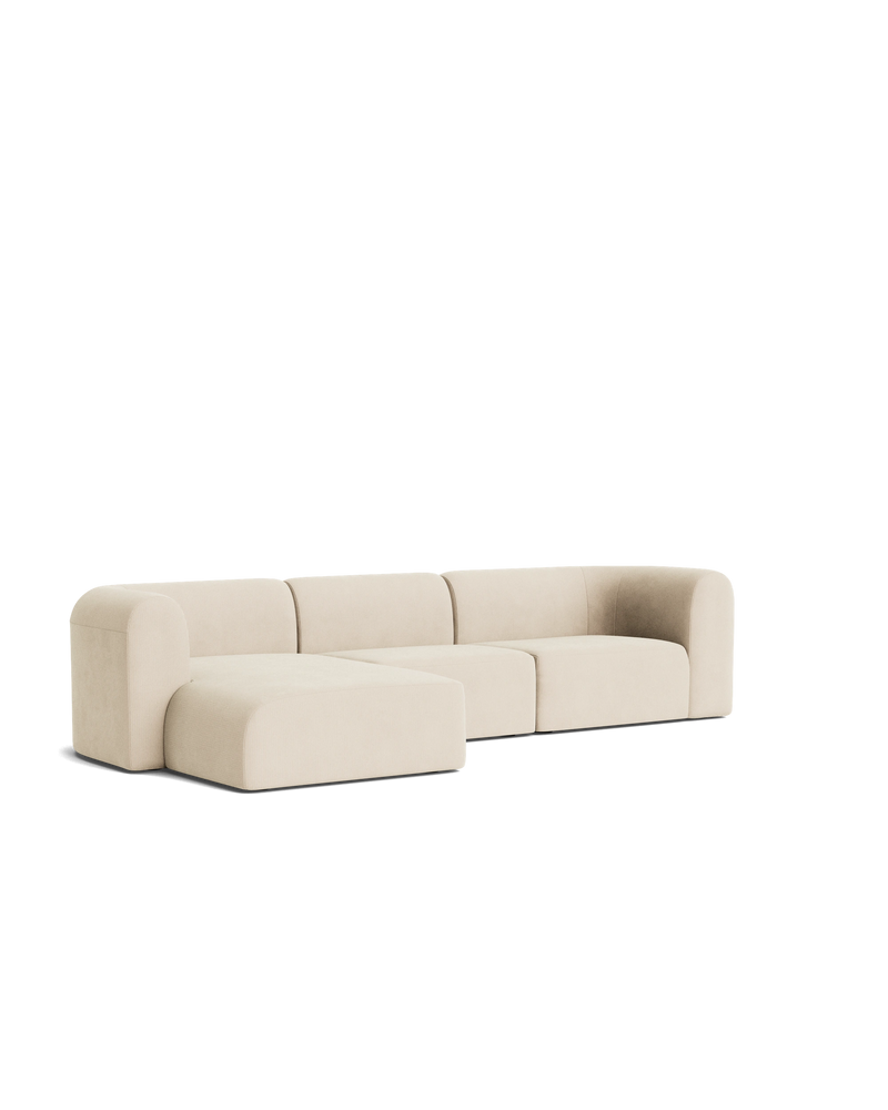 Berg 4 Seater LHF Chaise Sofa - Corduroy Mist