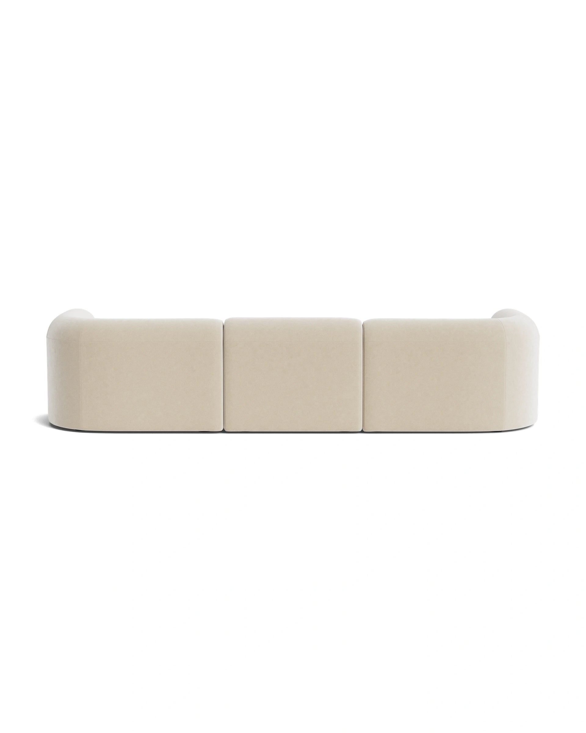 Berg 4 Seater RHF Chaise Sofa - Eden Ecru