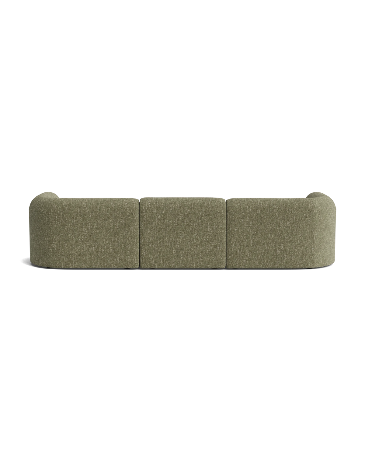 Berg 4 Seater RHF Chaise Sofa - Fleck Olive