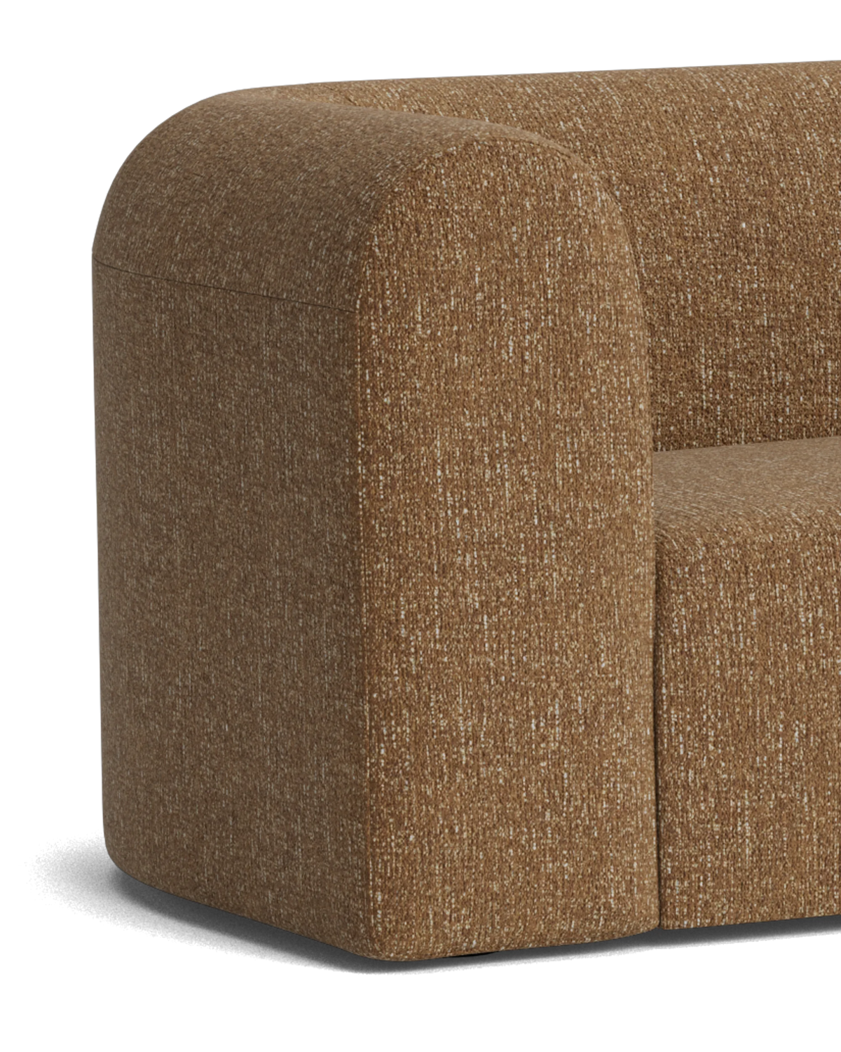 Berg 4 Seater RHF Chaise Sofa - Fleck Ginger