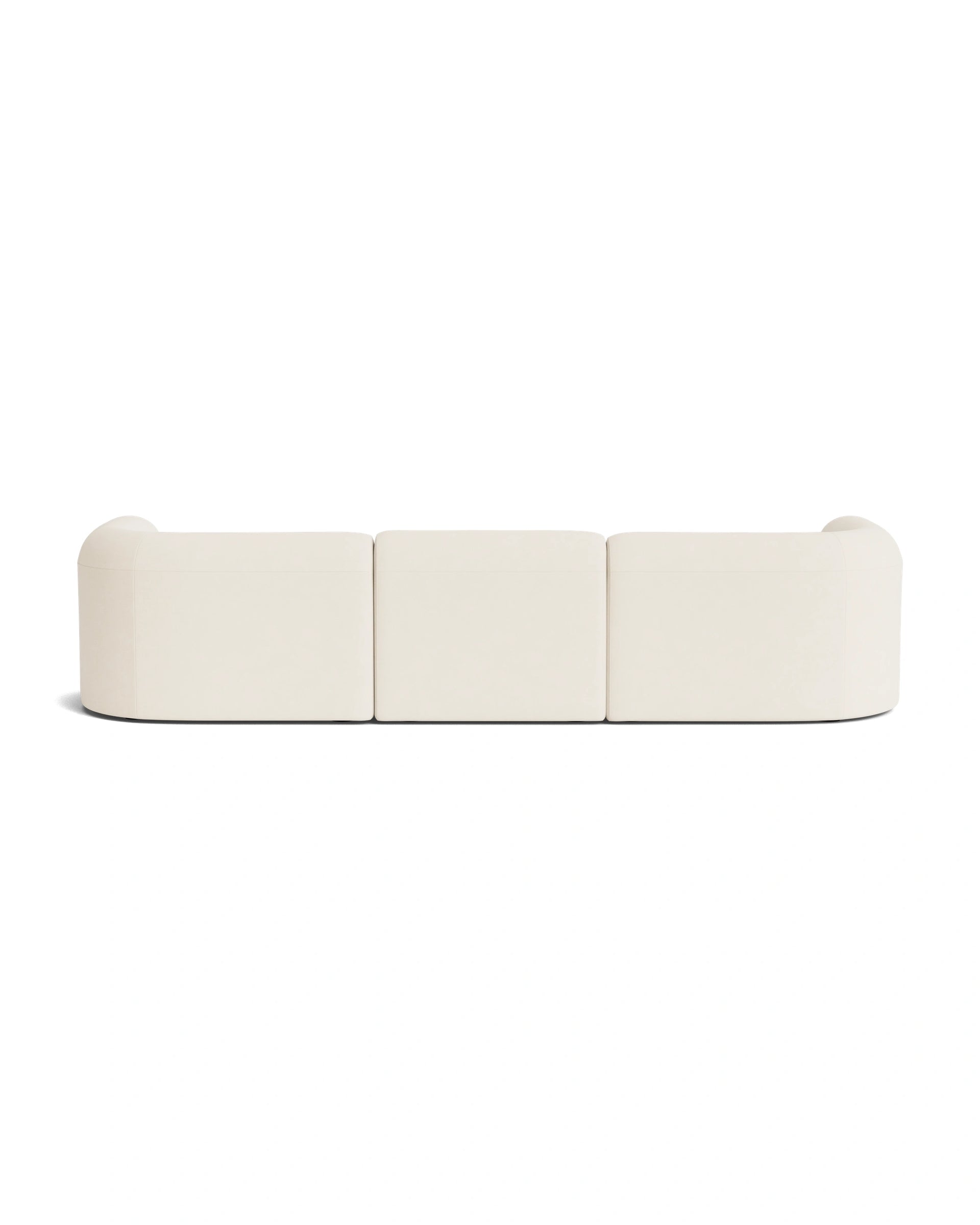 Berg 4 Seater RHF Chaise Sofa - Fossil Vanilla