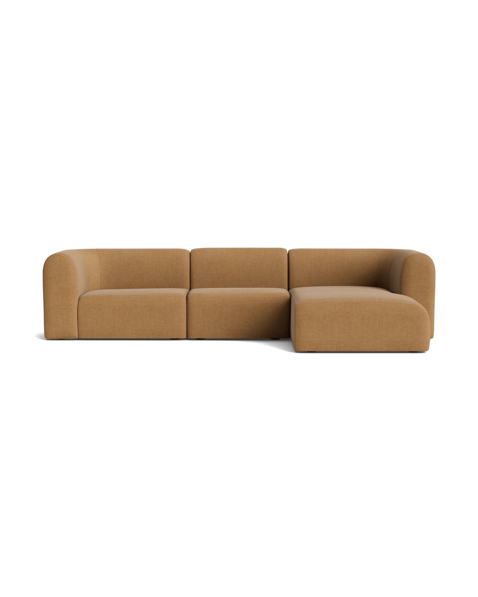 Berg 4 Seater RHF Chaise Sofa - Fossil Fawn