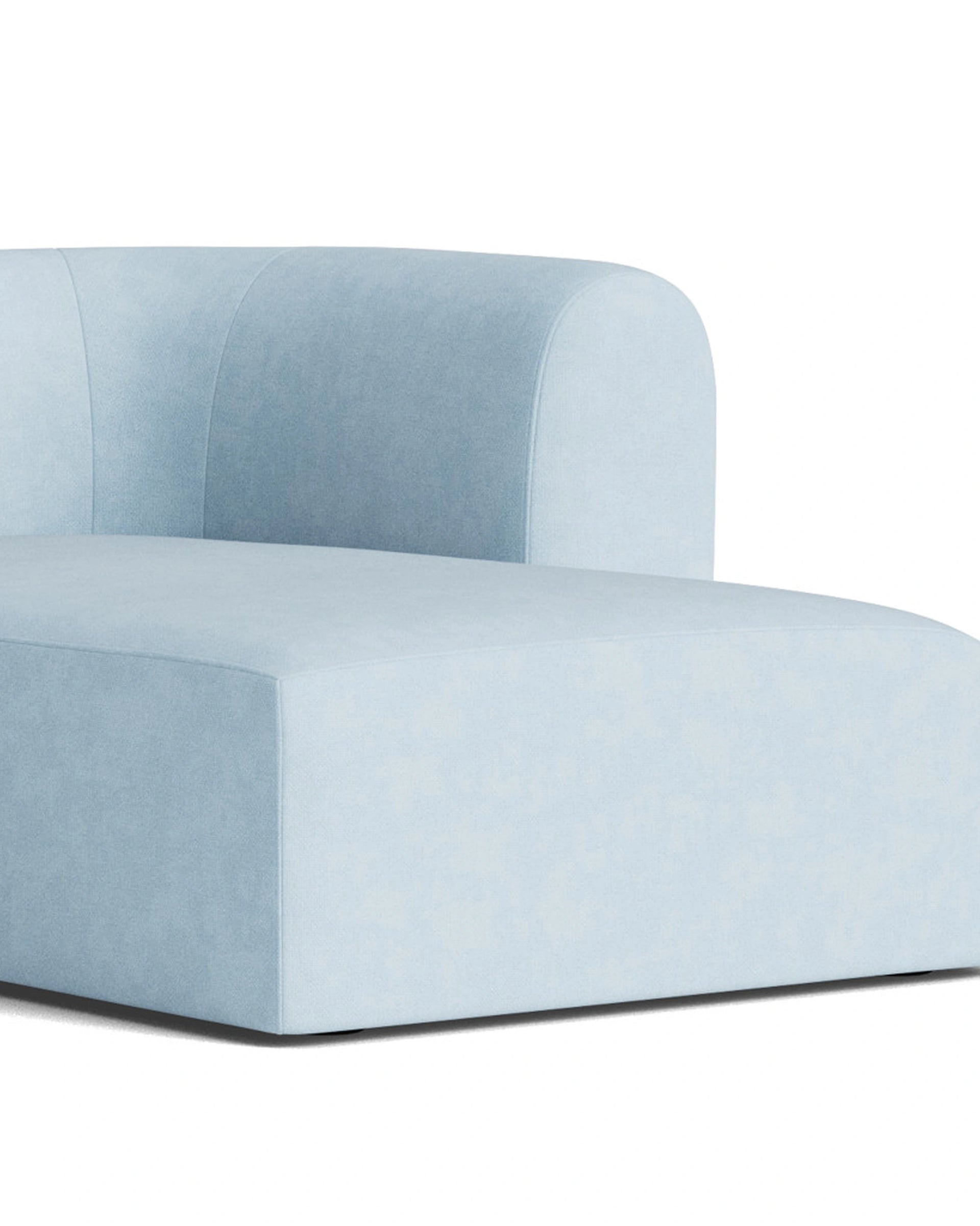 Berg 4 Seater RHF Chaise Sofa - Fossil Powder Blue